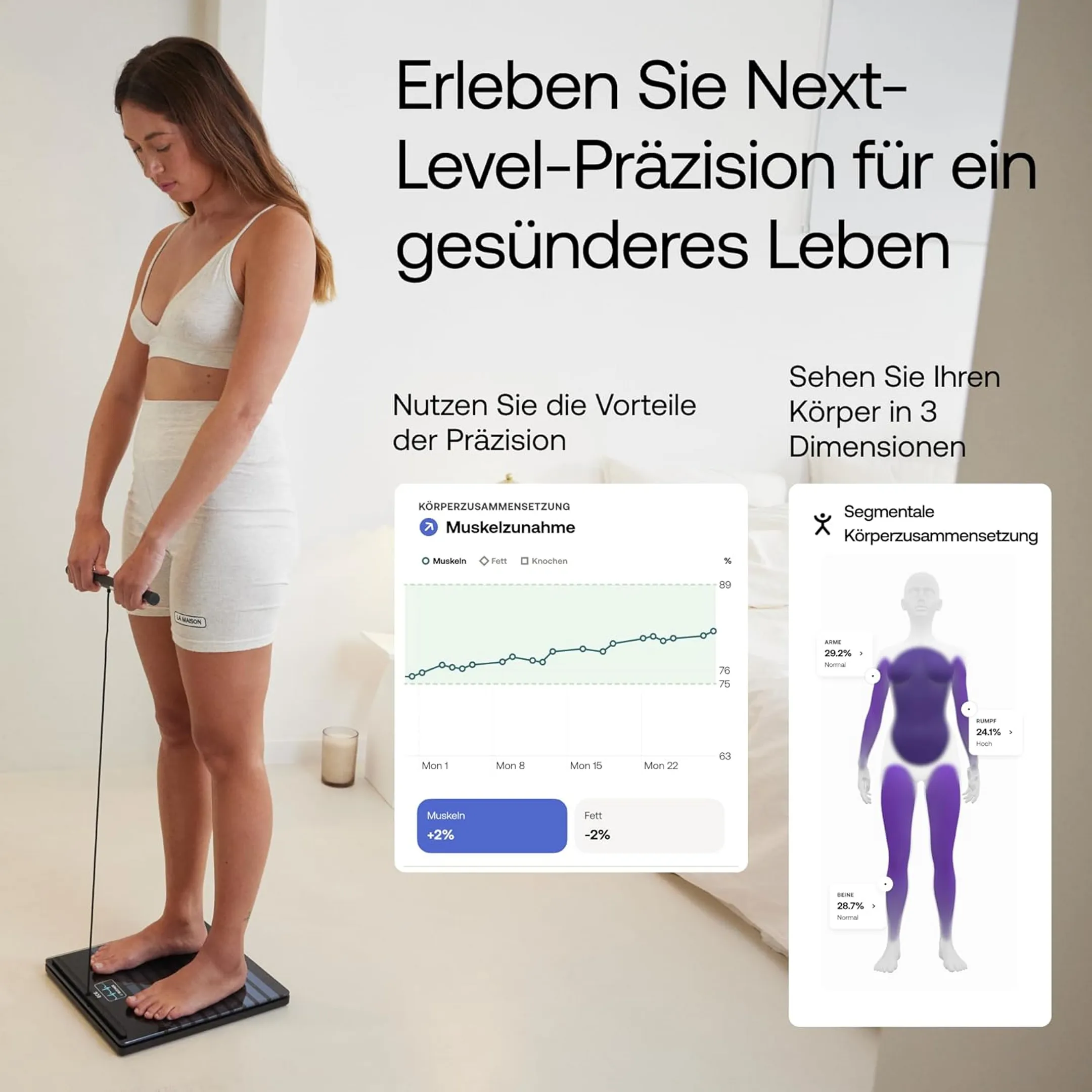 WITHINGS  Personenwaage verbunden Body Scan - Schwarz image