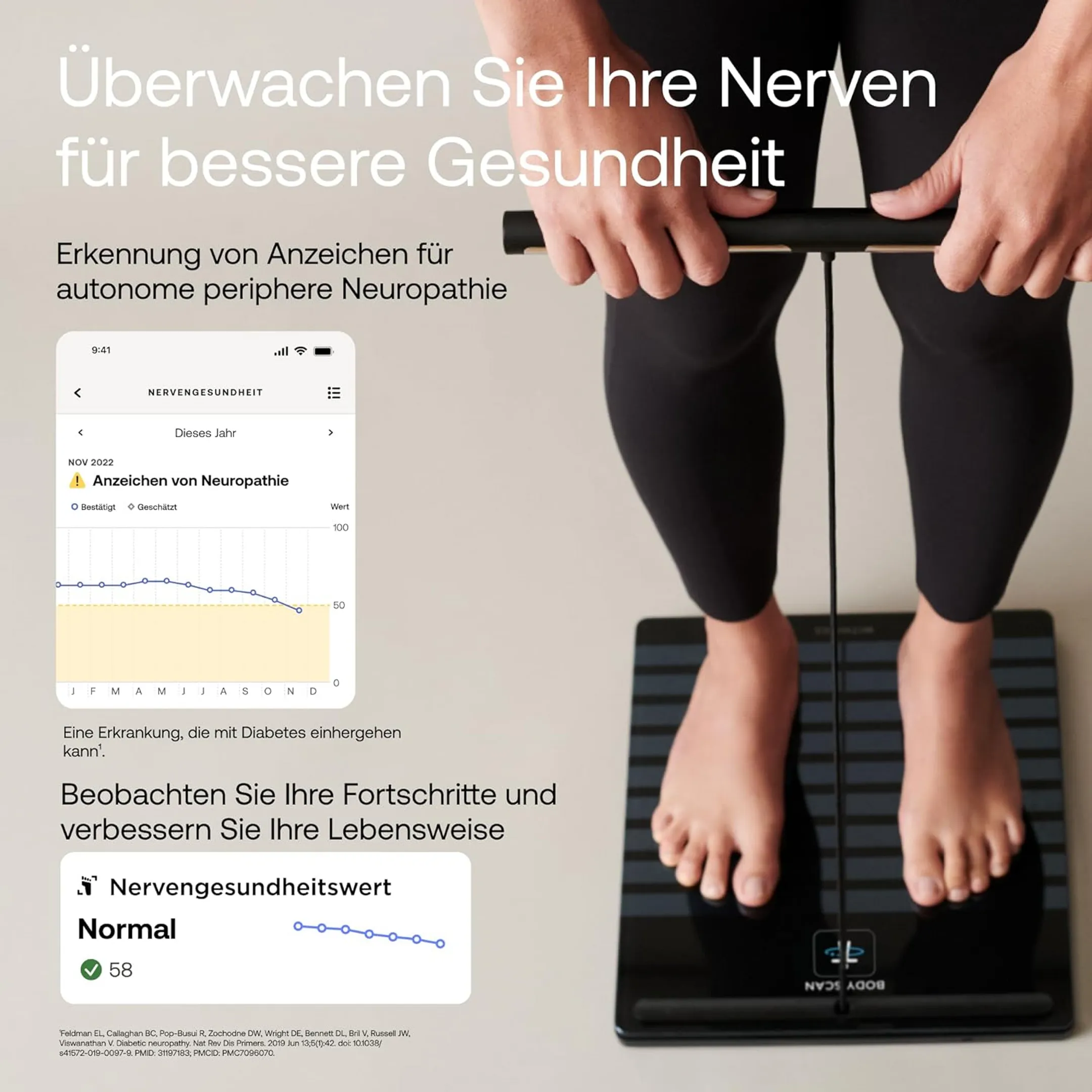 WITHINGS  Personenwaage verbunden Body Scan - Schwarz image