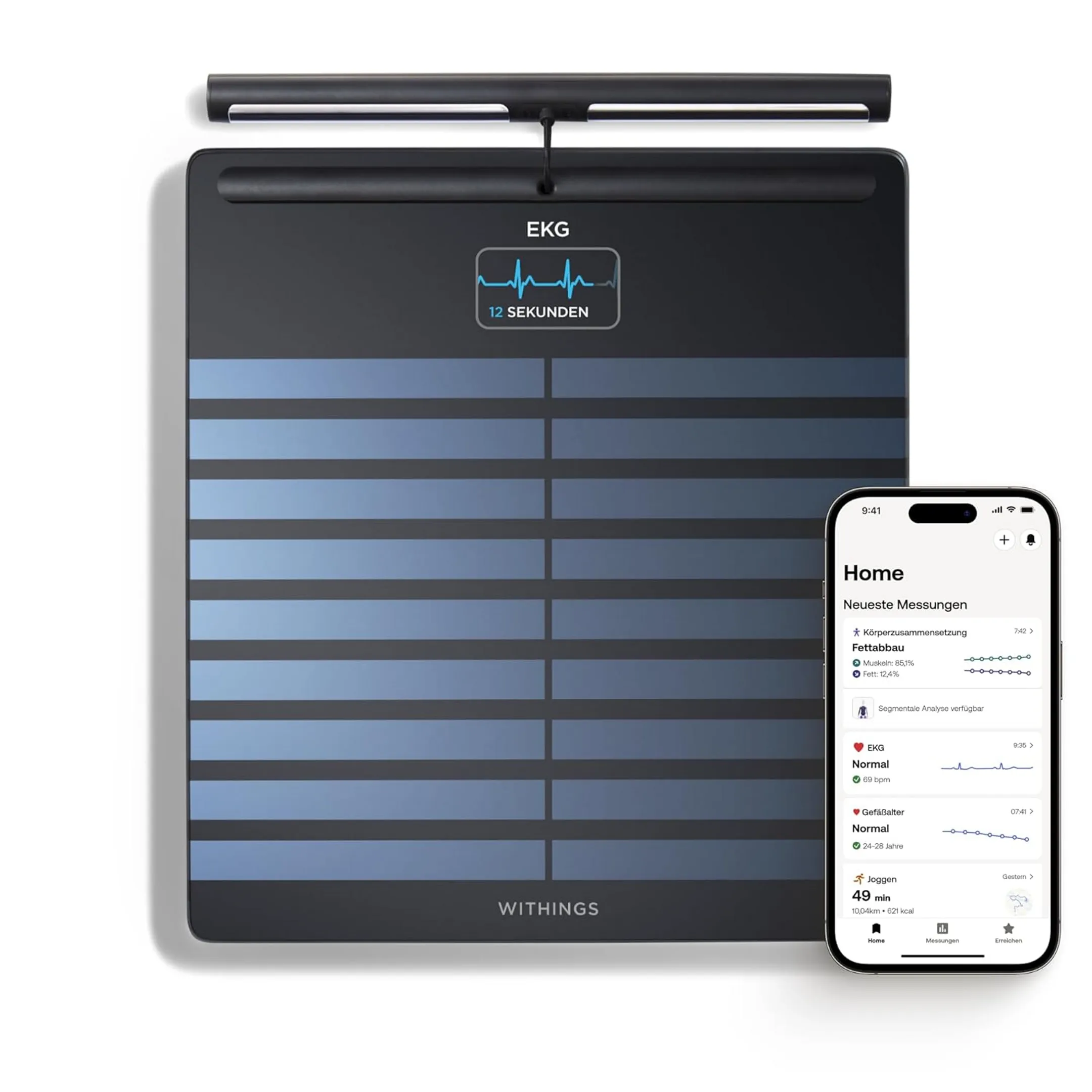 WITHINGS  Personenwaage verbunden Body Scan - Schwarz image