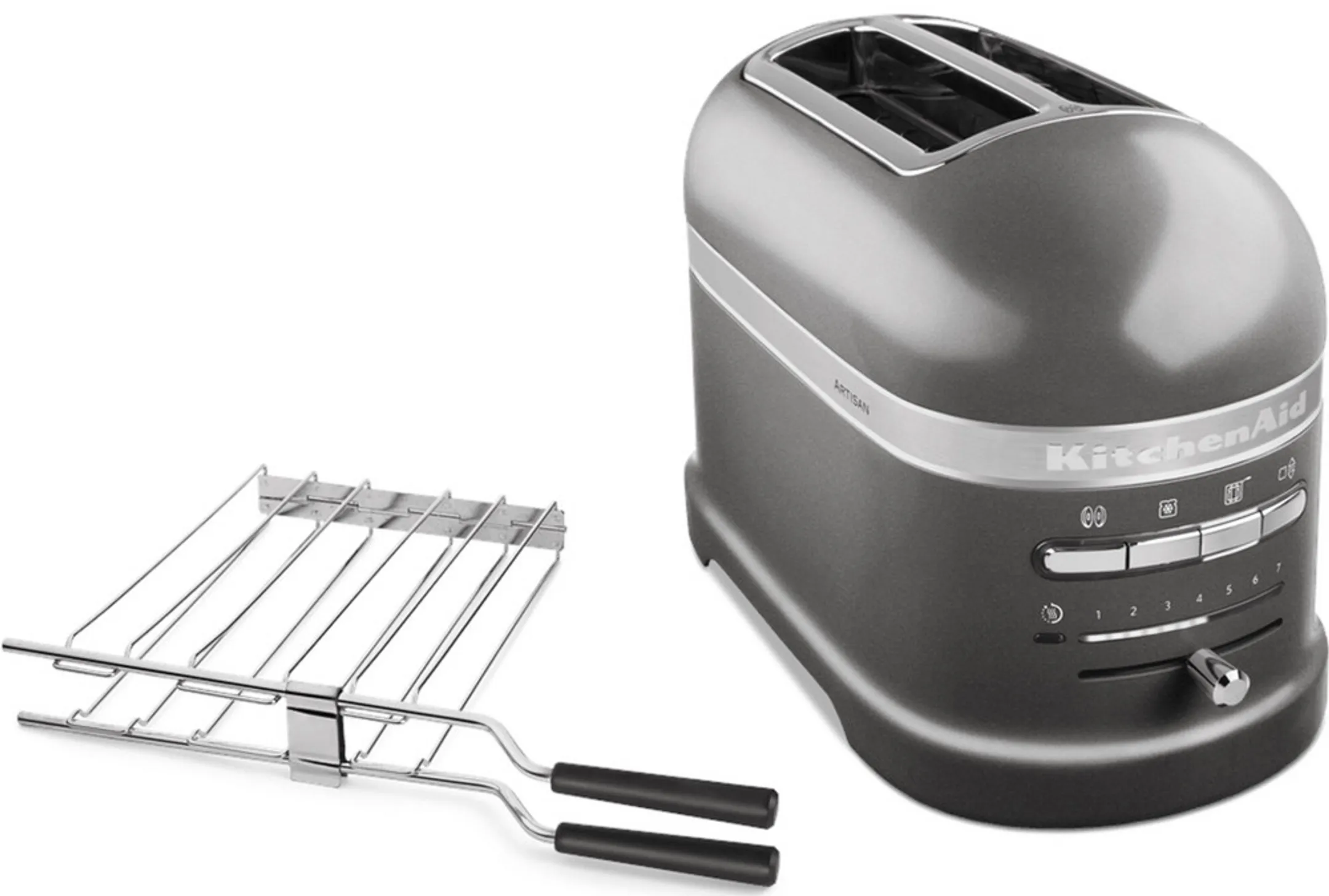 KitchenAid Grille-pain Artisan 5KMT2204EMS - Gris étain image