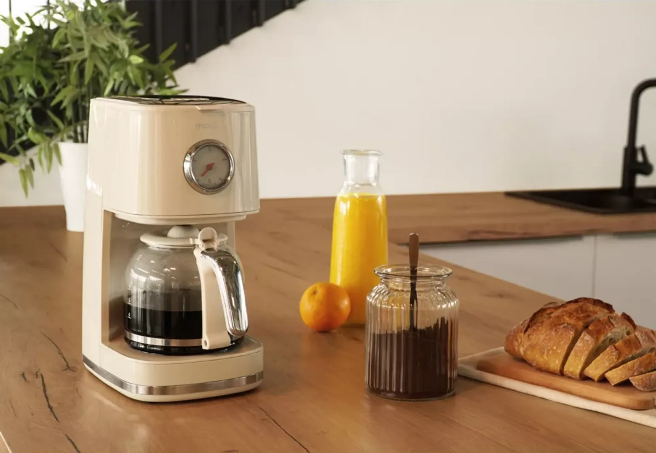 MIOGO Kaffeemaschine MDCM1 Daily - Beige image