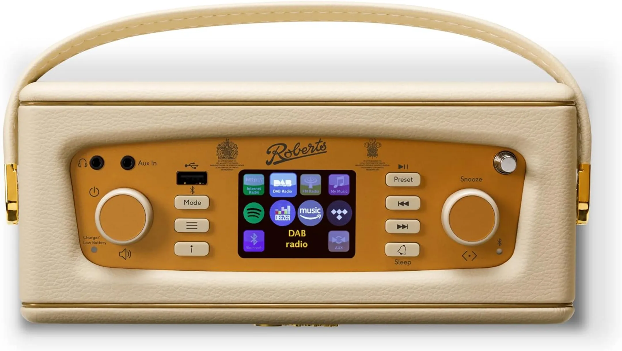 ROBERTS RADIO Revival iStream 3L Bluetooth Internet Radio - Cream image