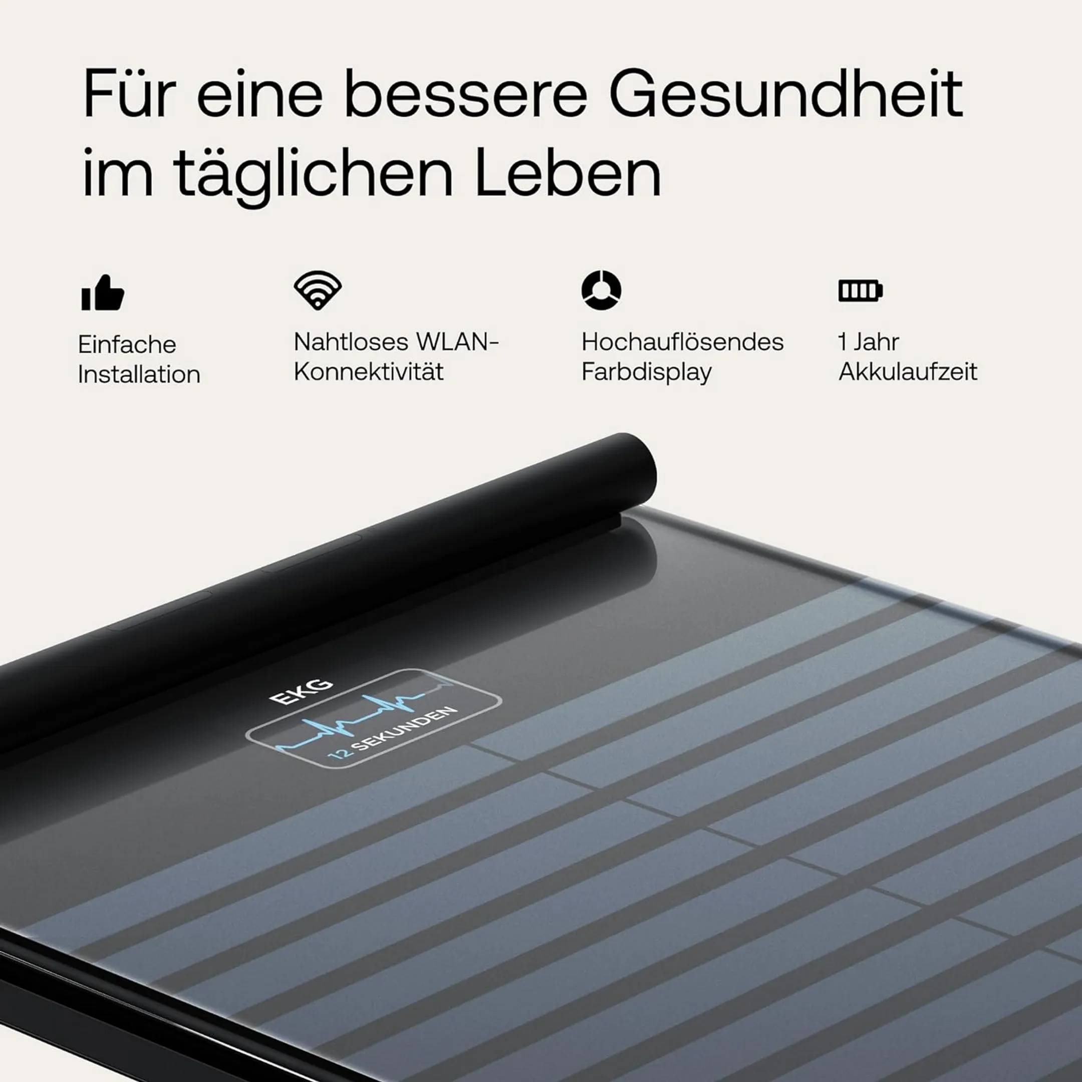 WITHINGS  Personenwaage verbunden Body Scan - Schwarz image