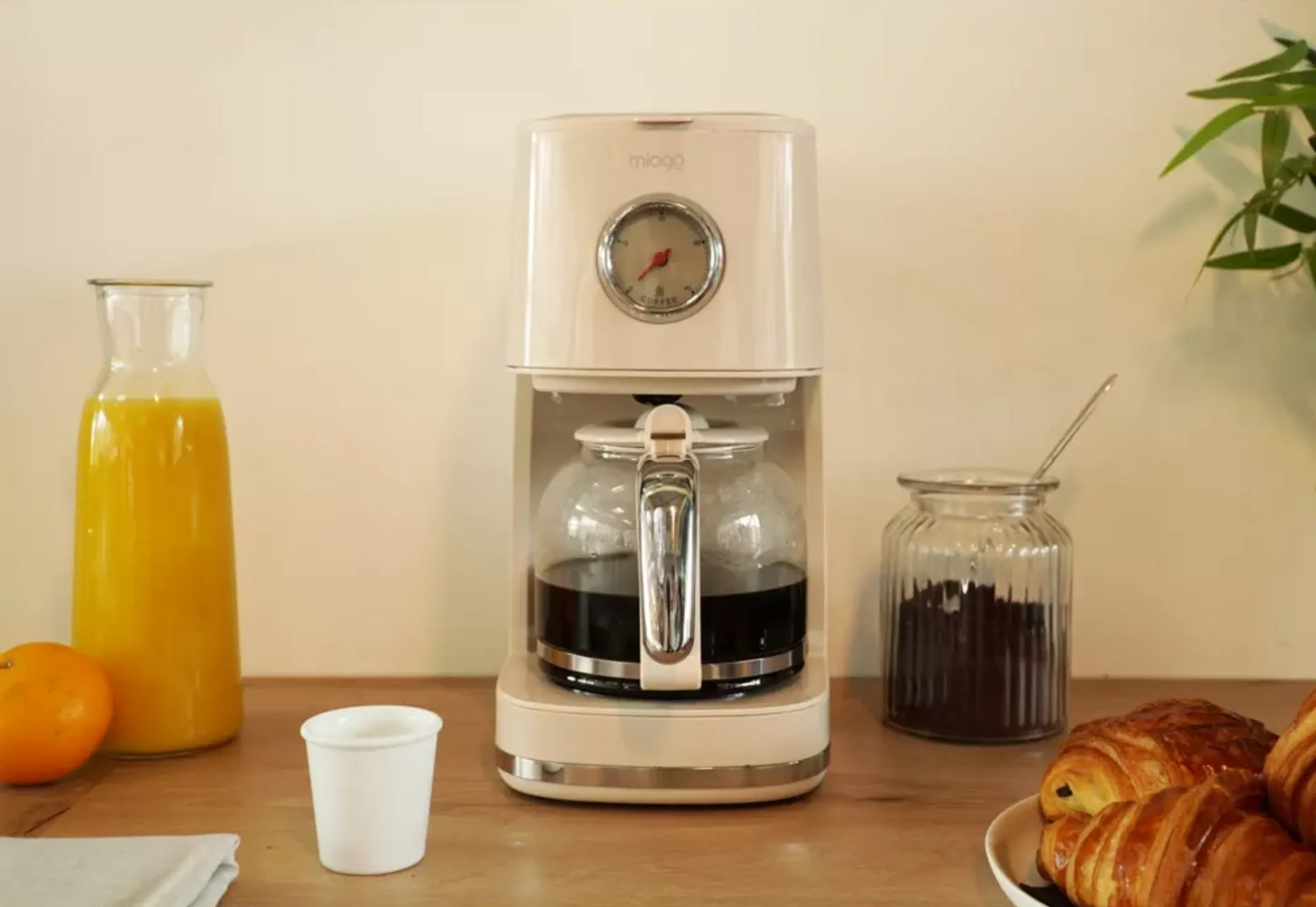 MIOGO Kaffeemaschine MDCM1 Daily - Beige image