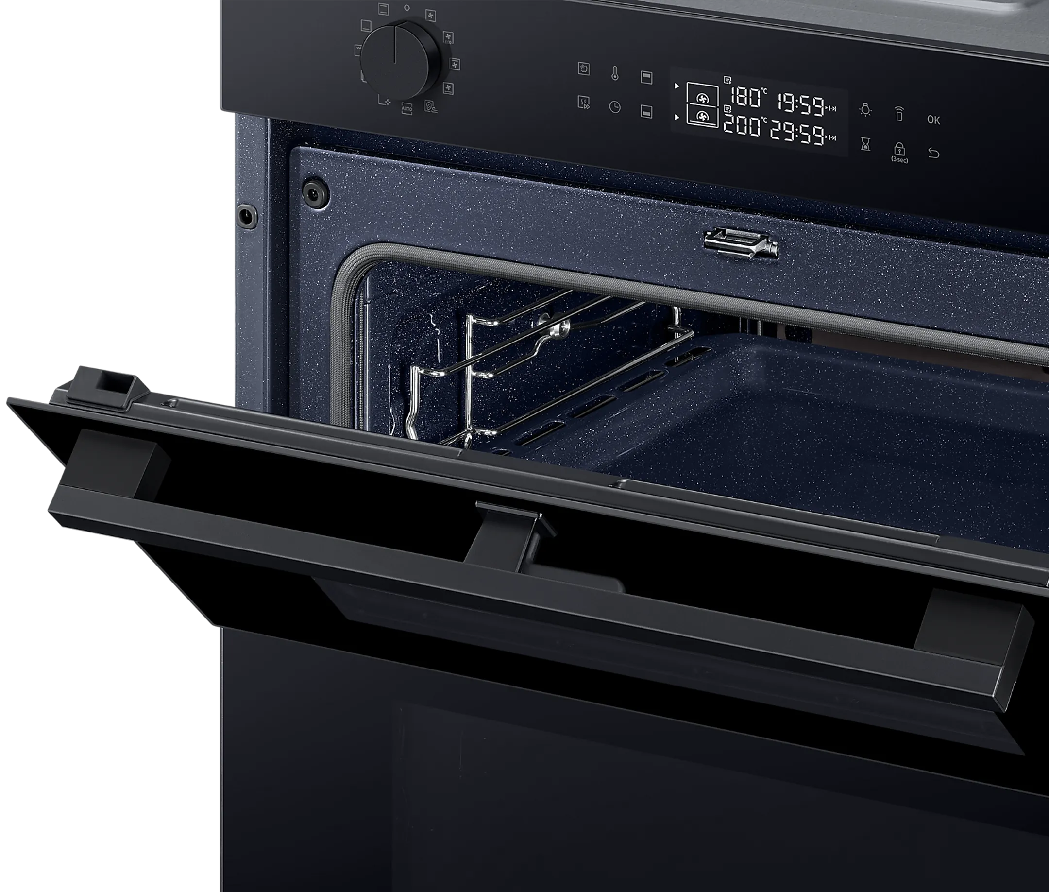 Samsung Einbau-Multifunktionsbackofen Dual Cook Flex Serie 4 NV7B4540VAK/U1 image