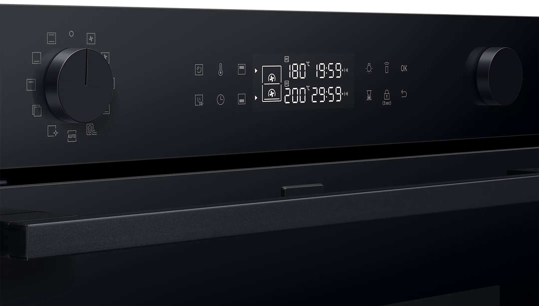 Samsung Einbau-Multifunktionsbackofen Dual Cook Flex Serie 4 NV7B4540VAK/U1 image