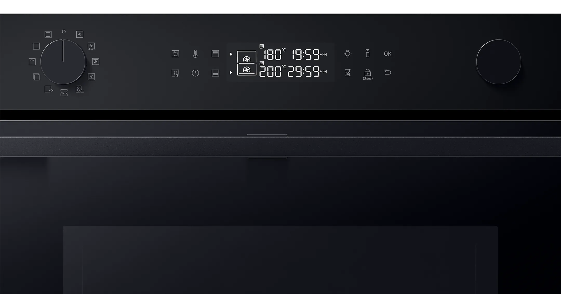 Samsung Einbau-Multifunktionsbackofen Dual Cook Flex Serie 4 NV7B4540VAK/U1 image