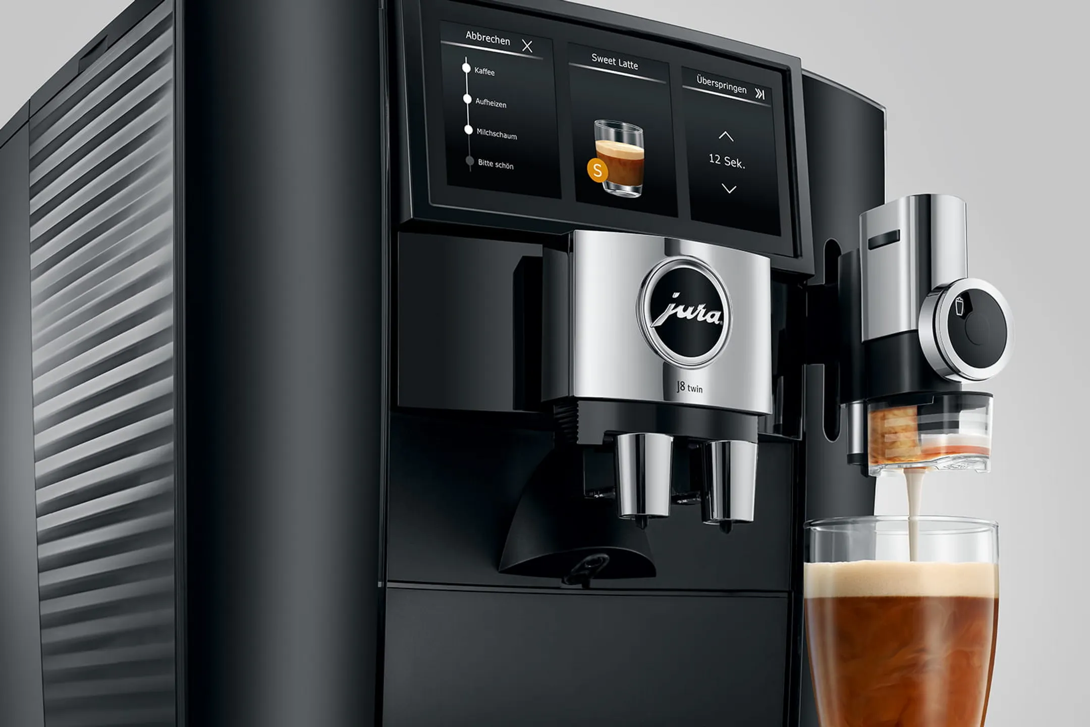Jura Automatische Espressomaschine J8 Twin Diamond Black EA image