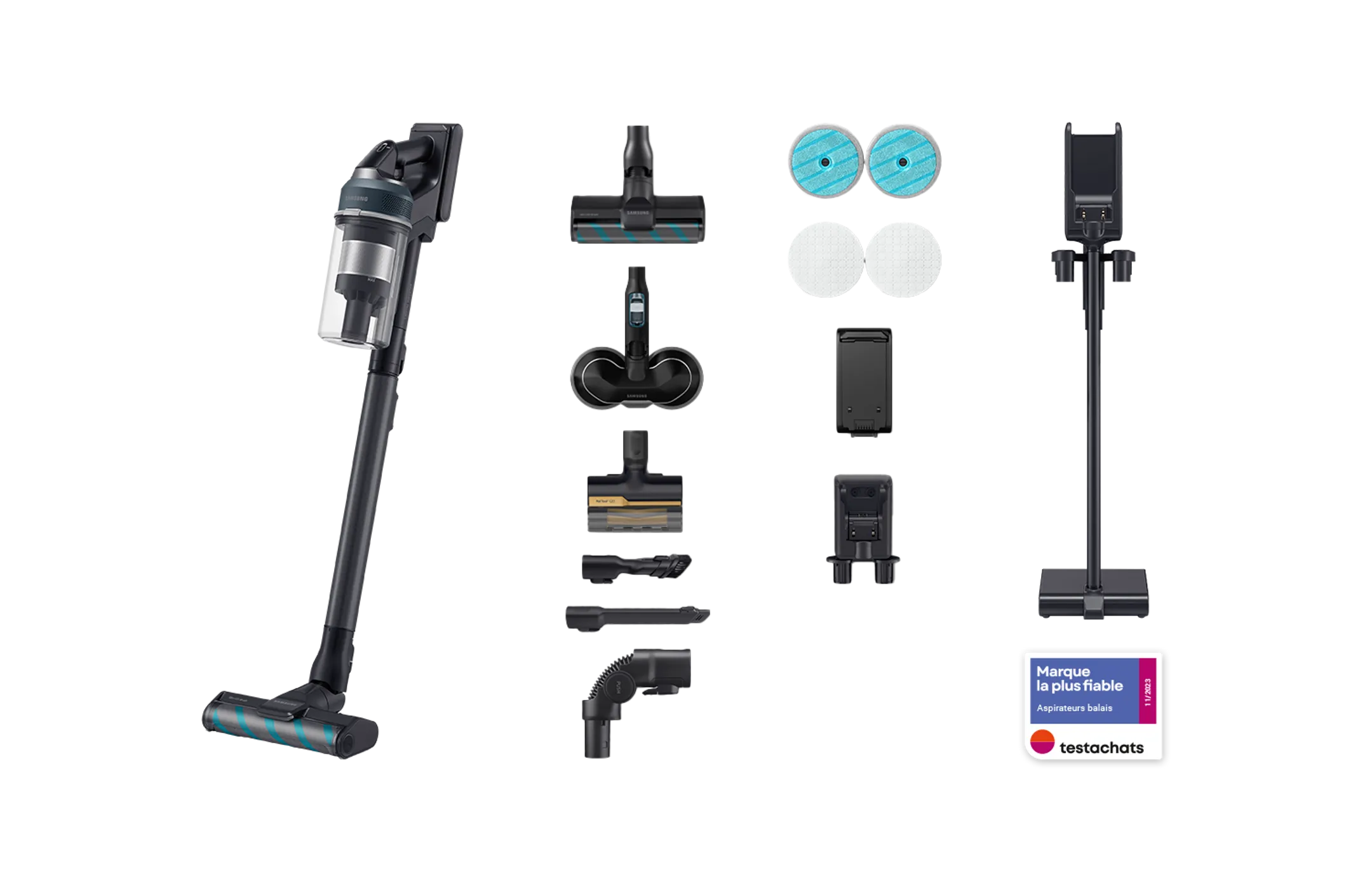 Samsung Aspirateur balai Jet 95 Premium VS20C954FTB/WA image