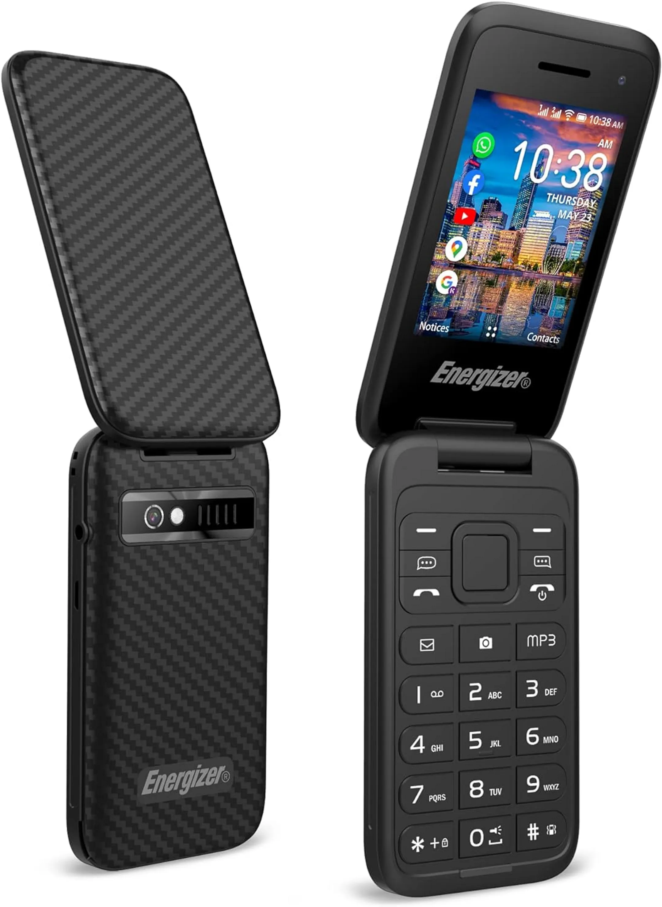 ENERGIZER Klapphandy E282SC - Schwarz image