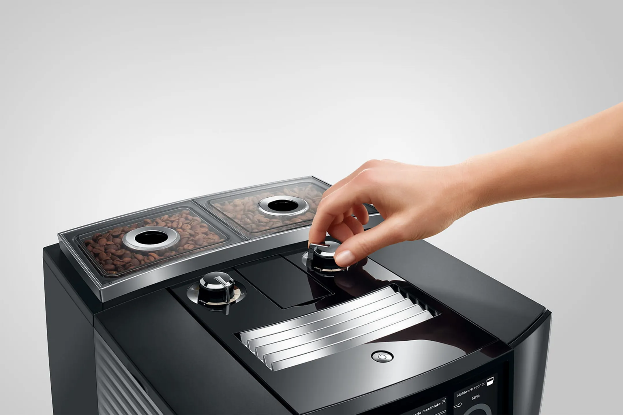 Jura Automatische Espressomaschine J8 Twin Diamond Black EA image