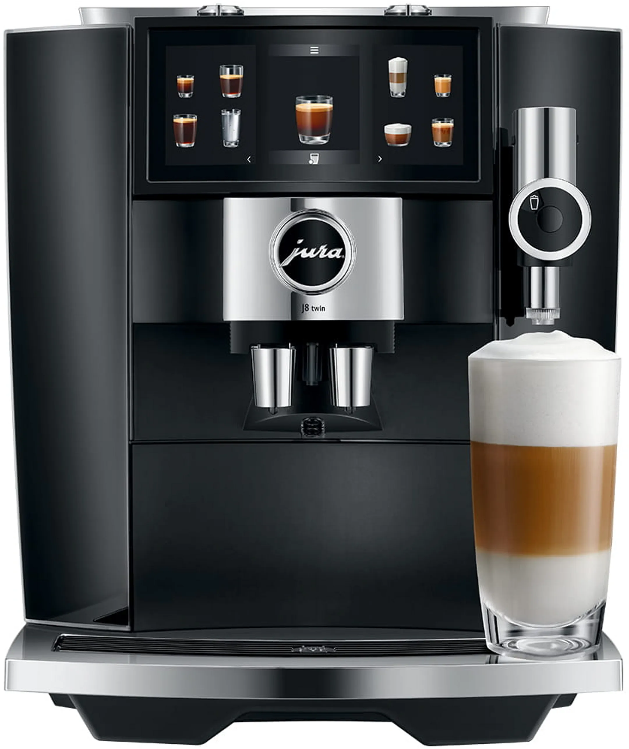 Machine à expresso automatique J8 Twin Diamond Black EA