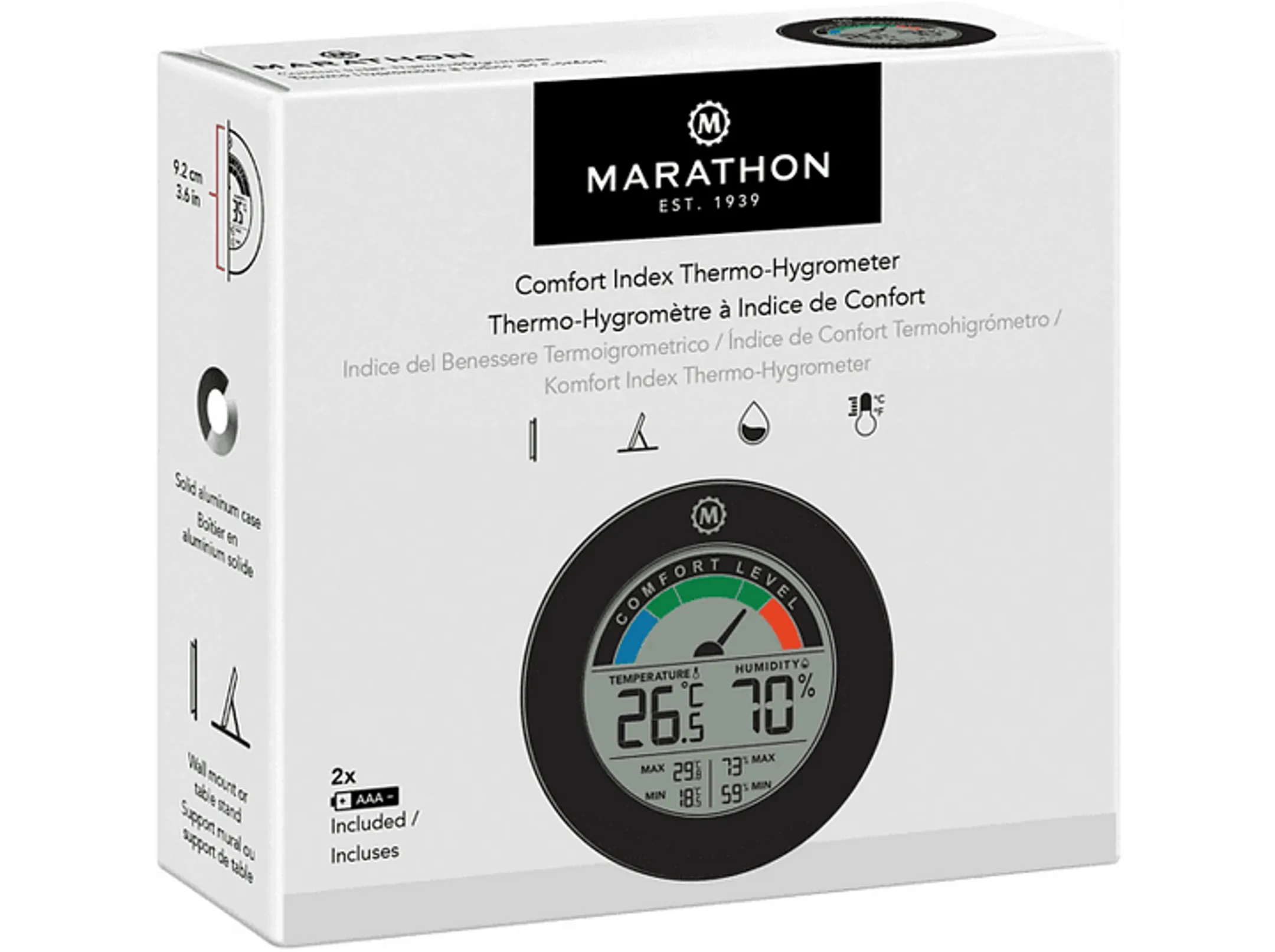 MARATHON Austin Wireless Thermometer and Hygrometer image
