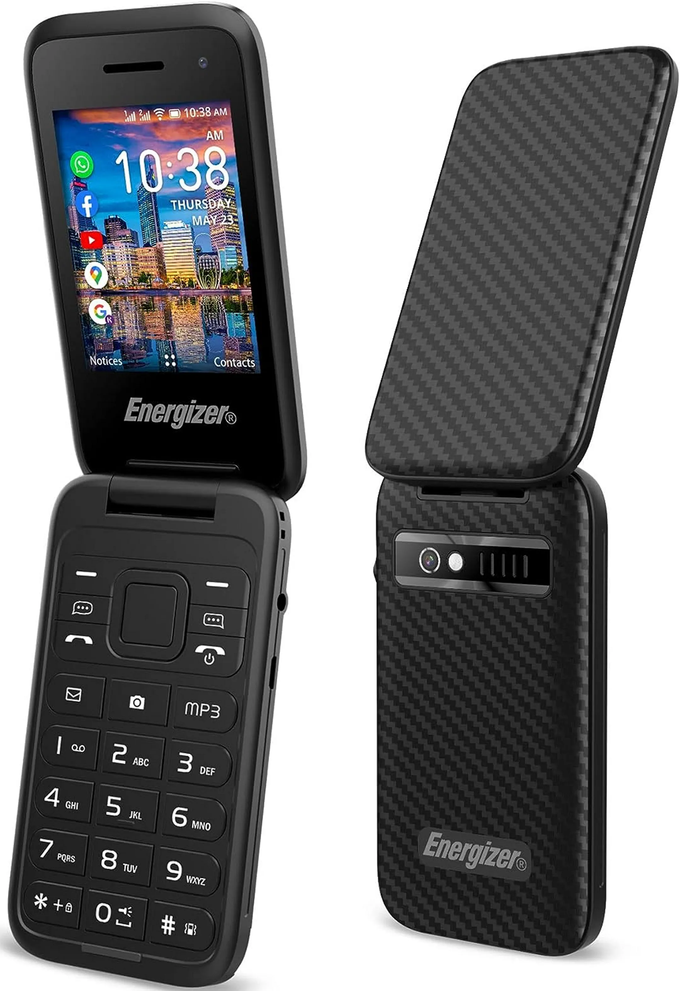 Téléphone portable à clapet E282SC - Noir