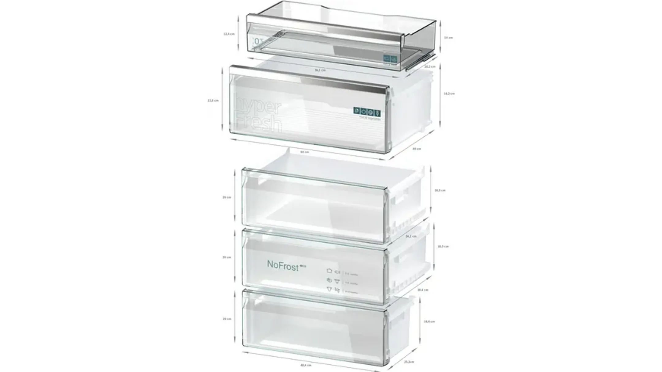 Siemens Combi frigo congélateur iQ500 KG49NAXCF image