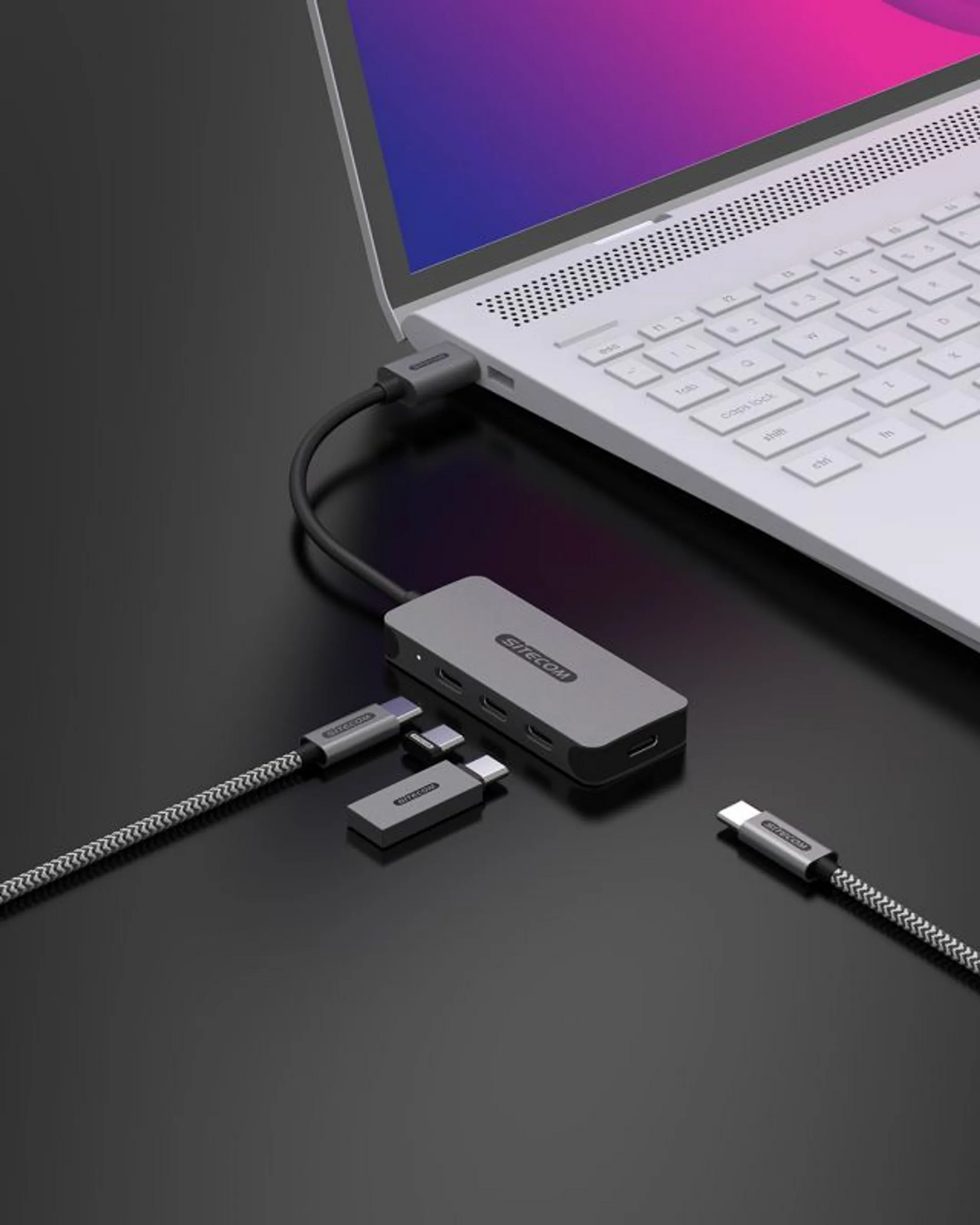Sitecom Hub USB-A - 4 ports USB-C- CN-5008 image