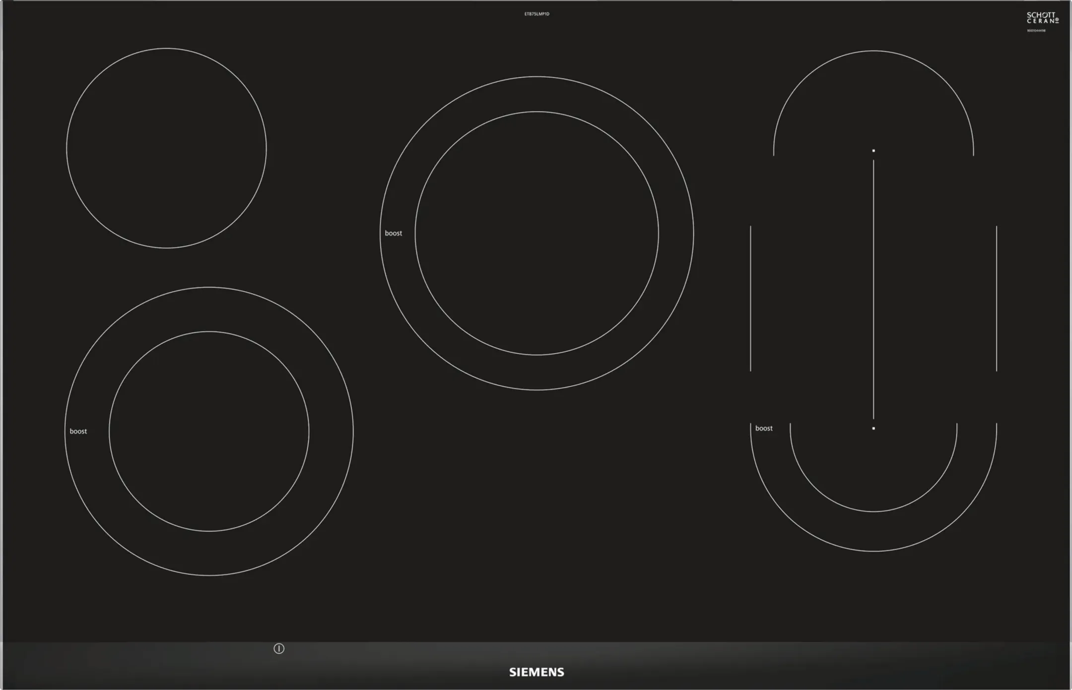 Siemens Plaque vitrocéramique iQ500 ET875LMP1D image
