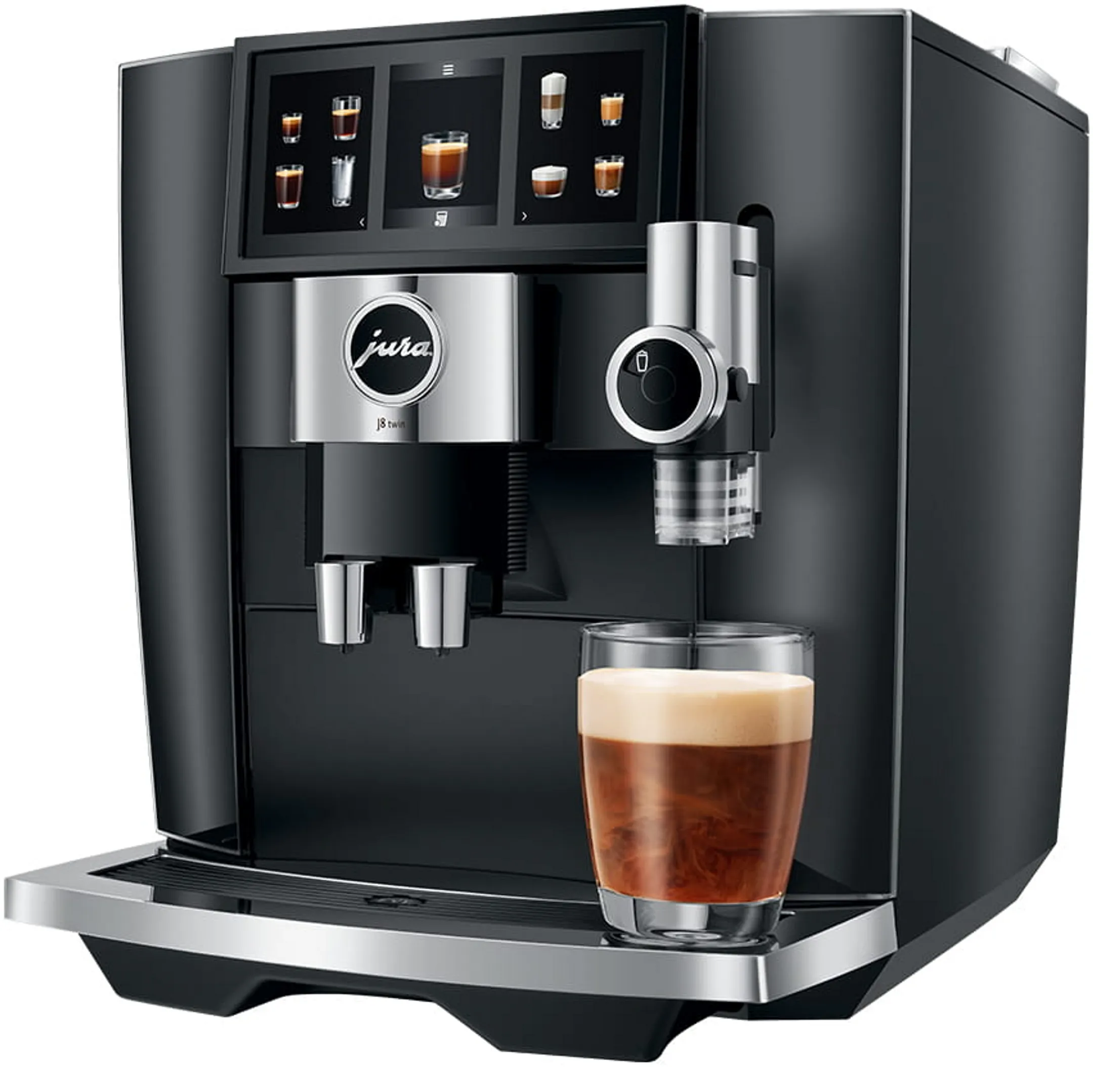 Jura Automatische Espressomaschine J8 Twin Diamond Black EA image