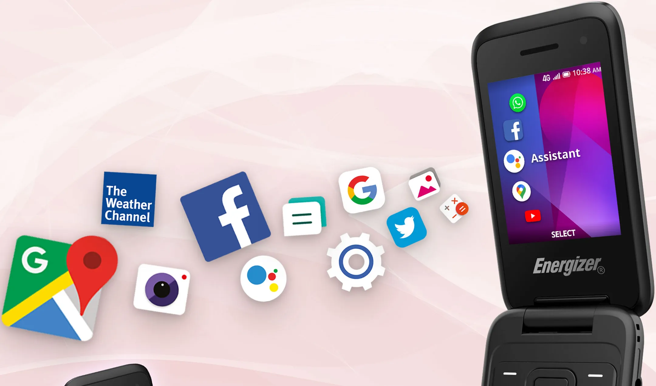 ENERGIZER Klapphandy E282SC - Schwarz image