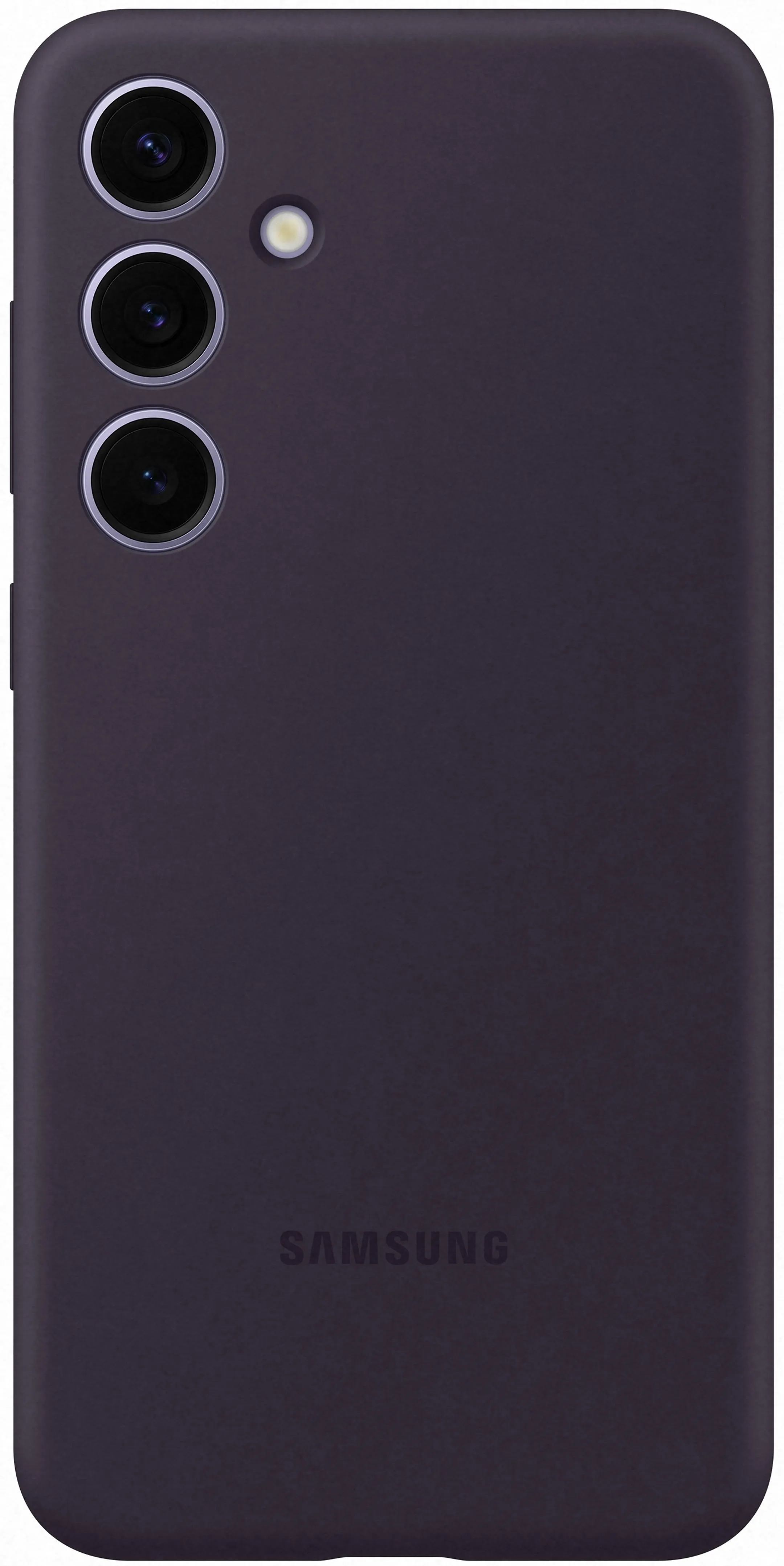 Coque en silicone pour Galaxy S24+ - Violet Foncé