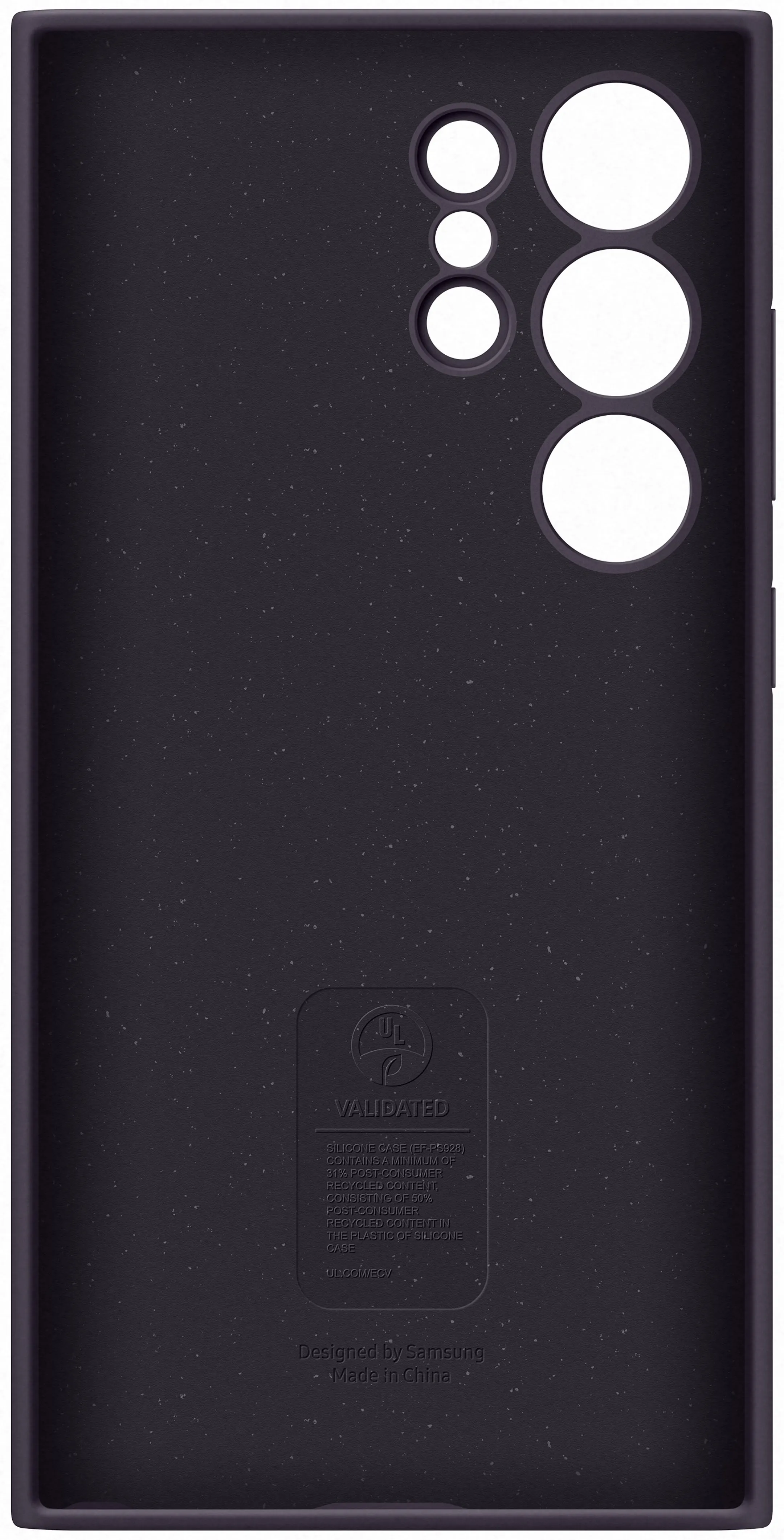 Samsung Coque en silicone pour Galaxy S24 Ultra -Violet Foncé image