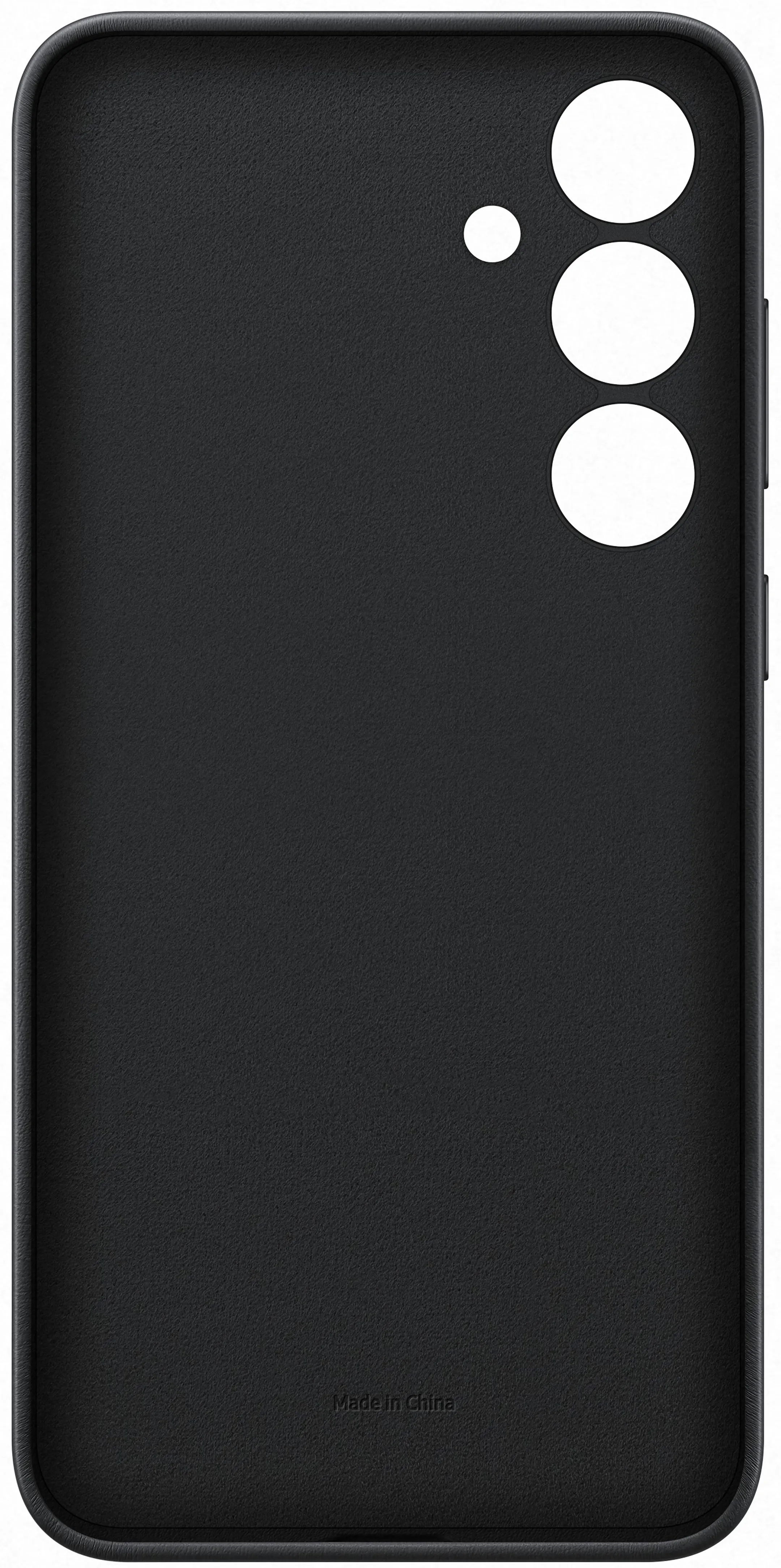 Samsung Coque en cuir Vegan pour Galaxy S24+ - Noir image