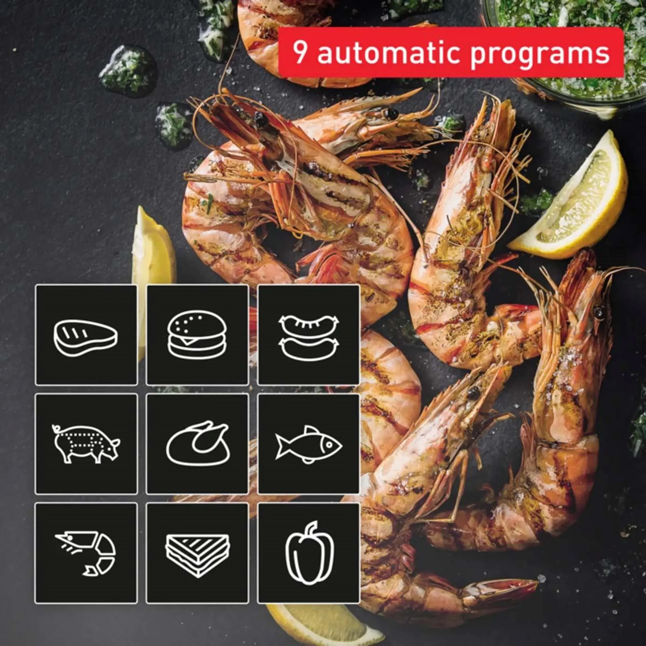 Tefal Grille-viande OptiGrill 4-en-1 GC774D10 image