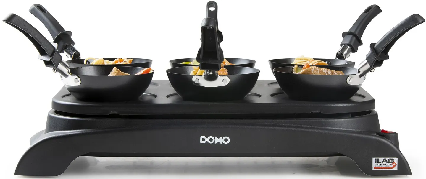 Crepe maker & Wok Party Domo Set Gourmet DO8710W Hifi.lu