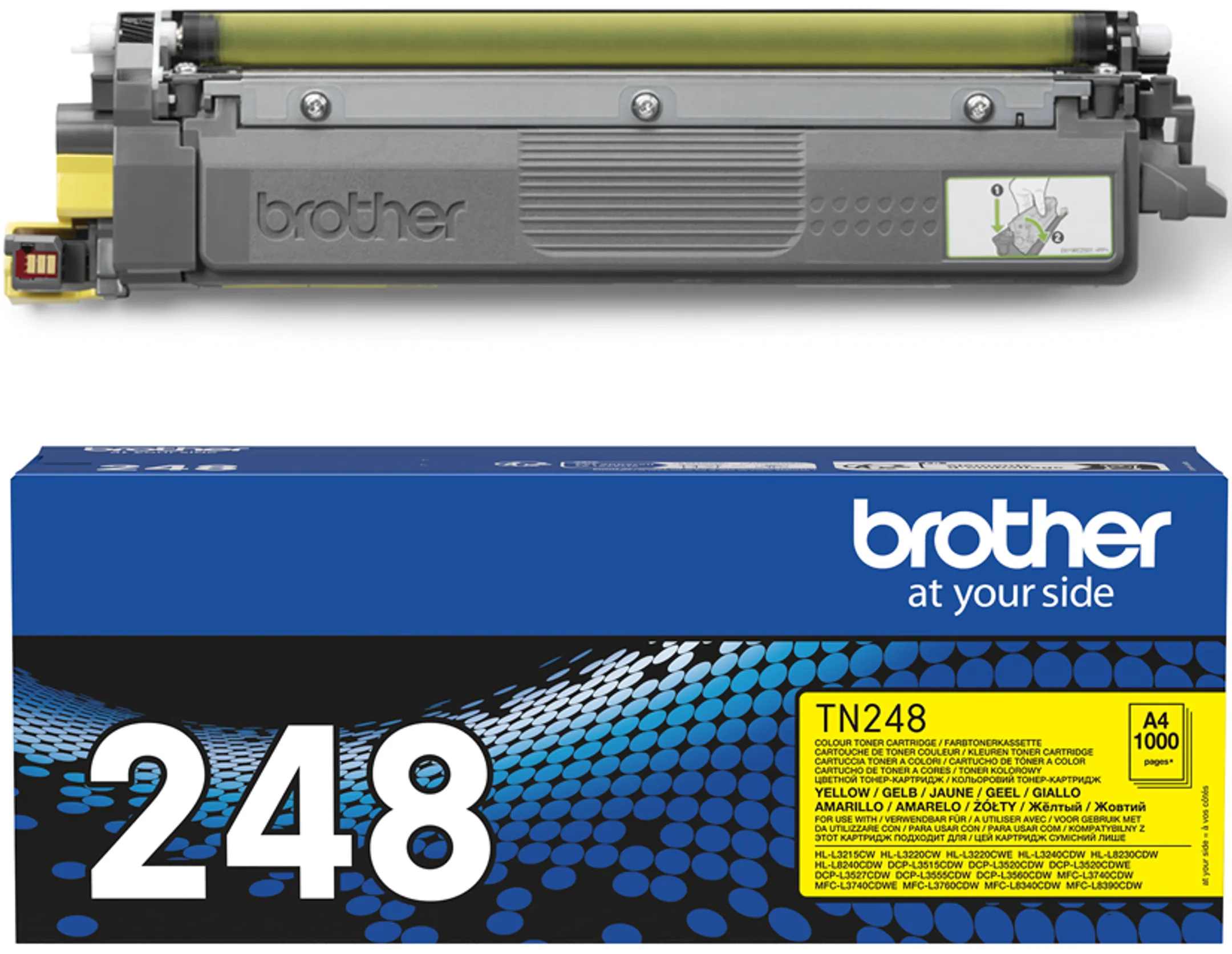 Brother Toner TN248Y - 1000 Seiten - Gelb image