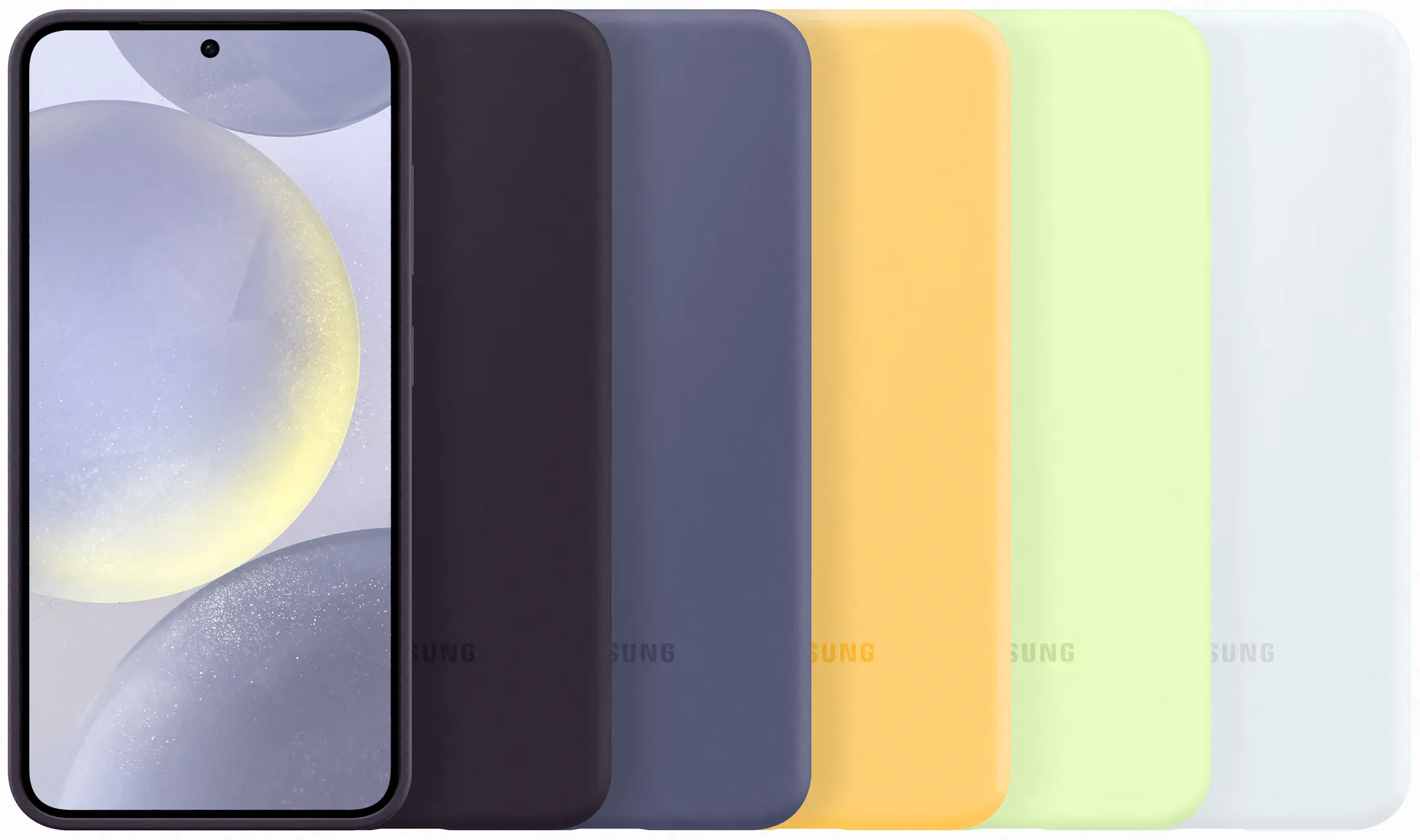 Samsung Coque en silicone pour Galaxy S24 - Violet Foncé image