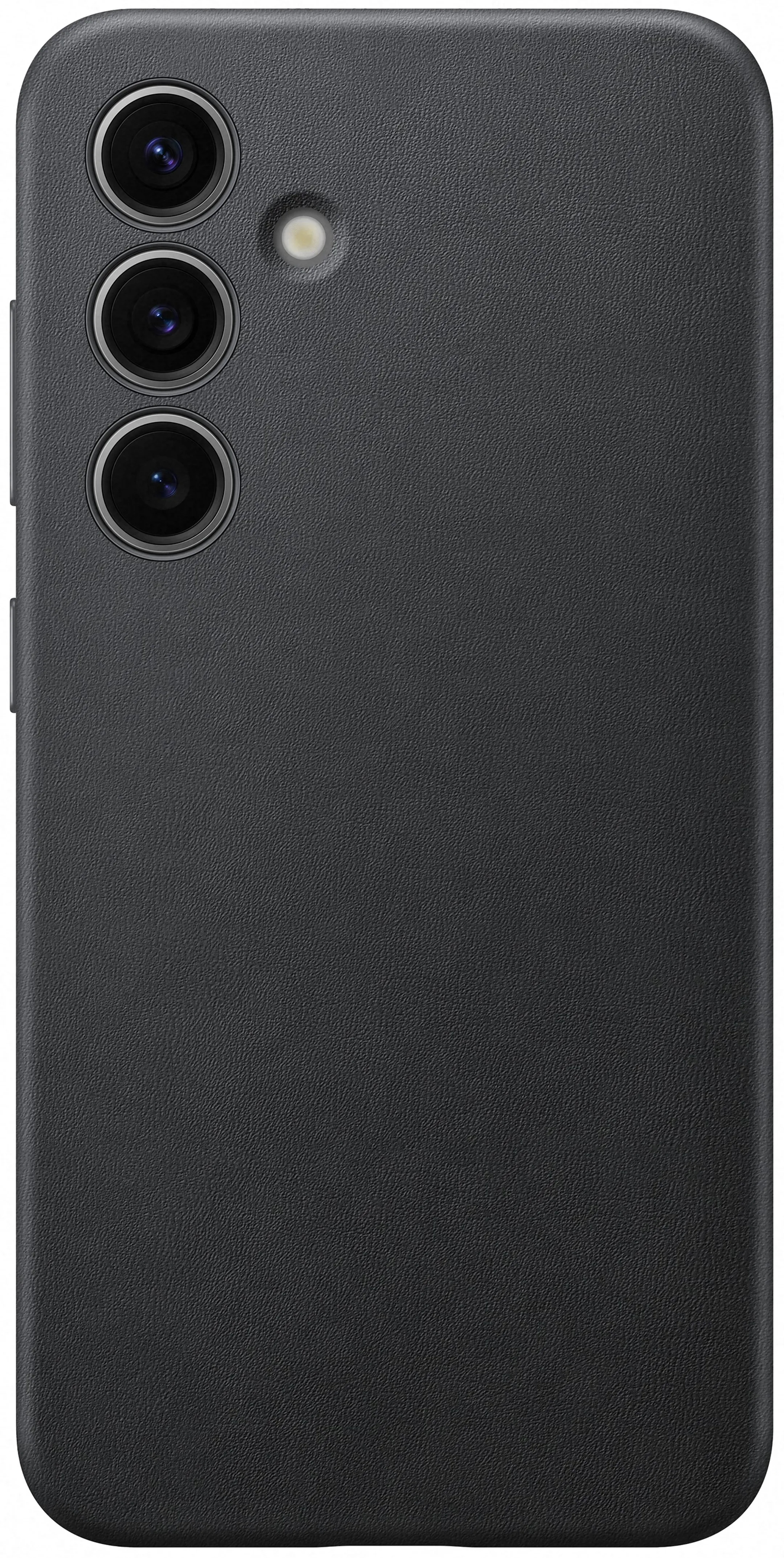 Coque en cuir Vegan pour Galaxy S24 - Noir