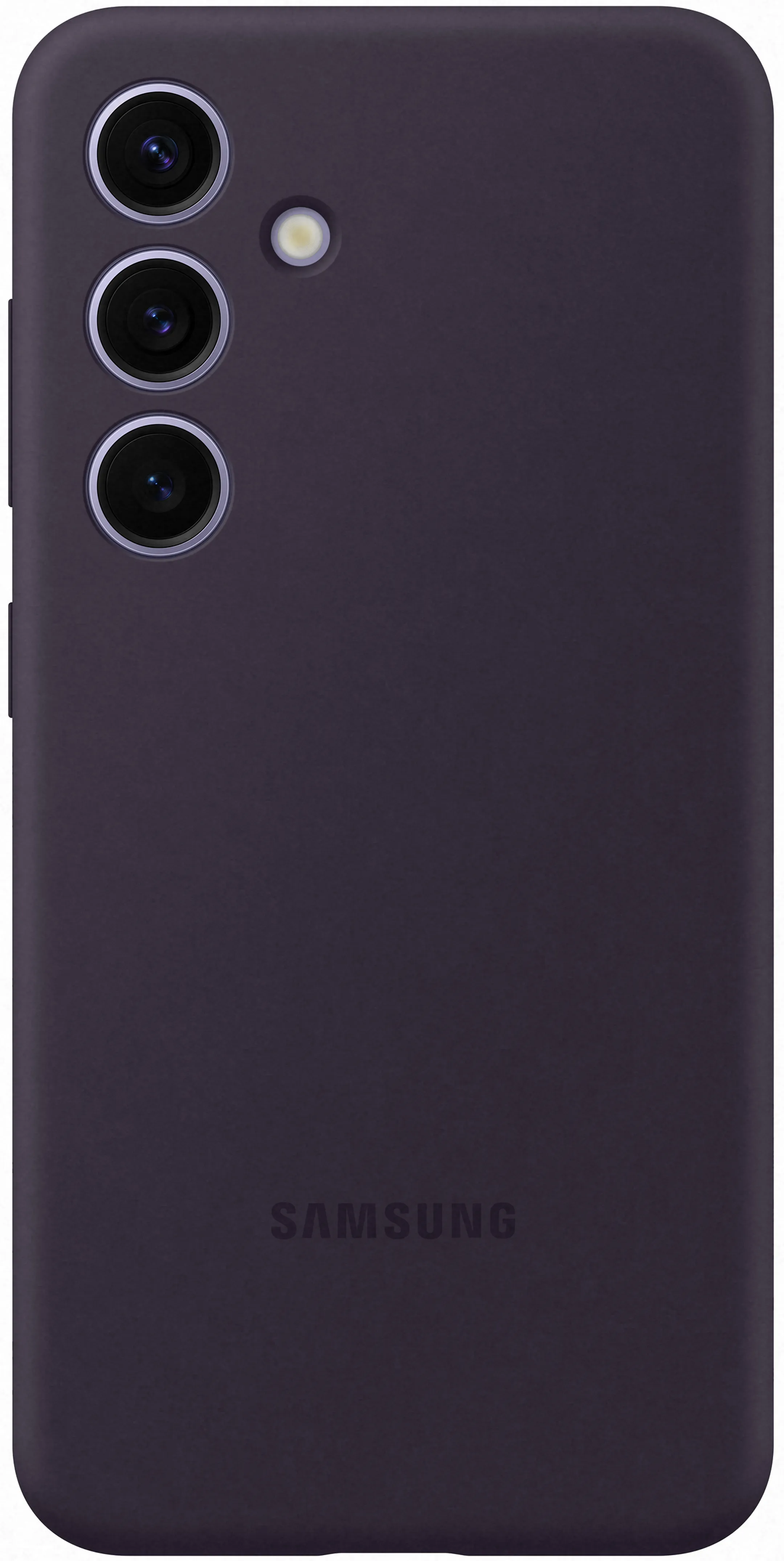 Coque en silicone pour Galaxy S24 - Violet Foncé