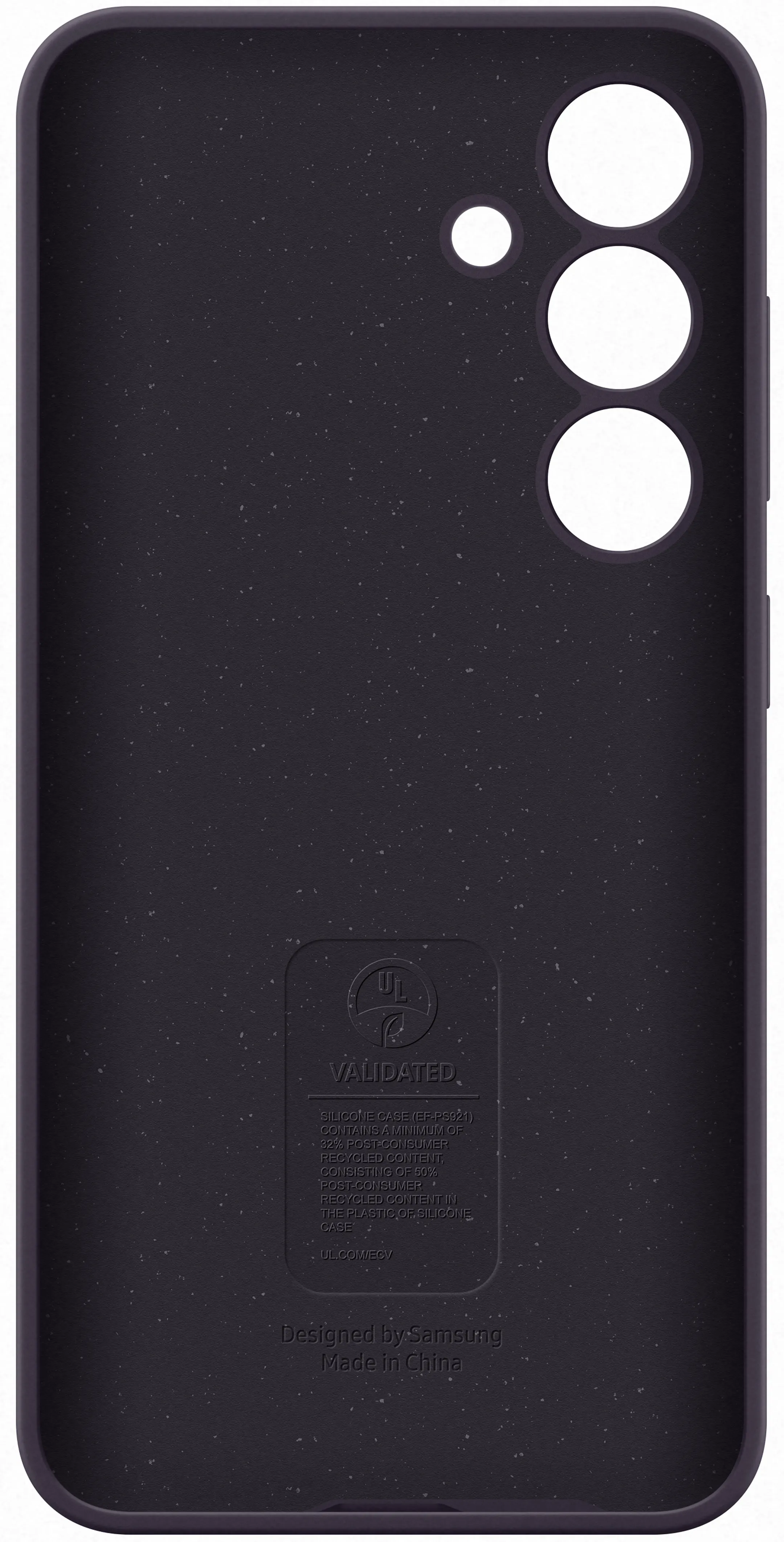Samsung Coque en silicone pour Galaxy S24 - Violet Foncé image