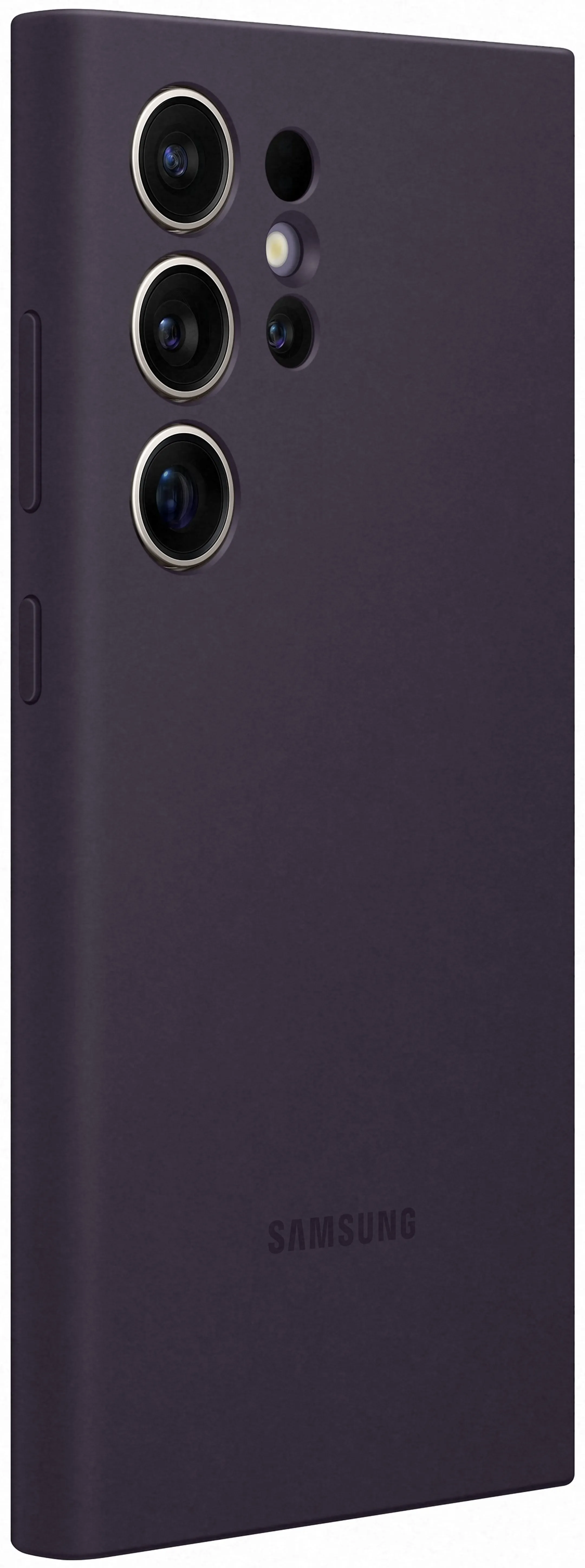 Samsung Coque en silicone pour Galaxy S24 Ultra -Violet Foncé image