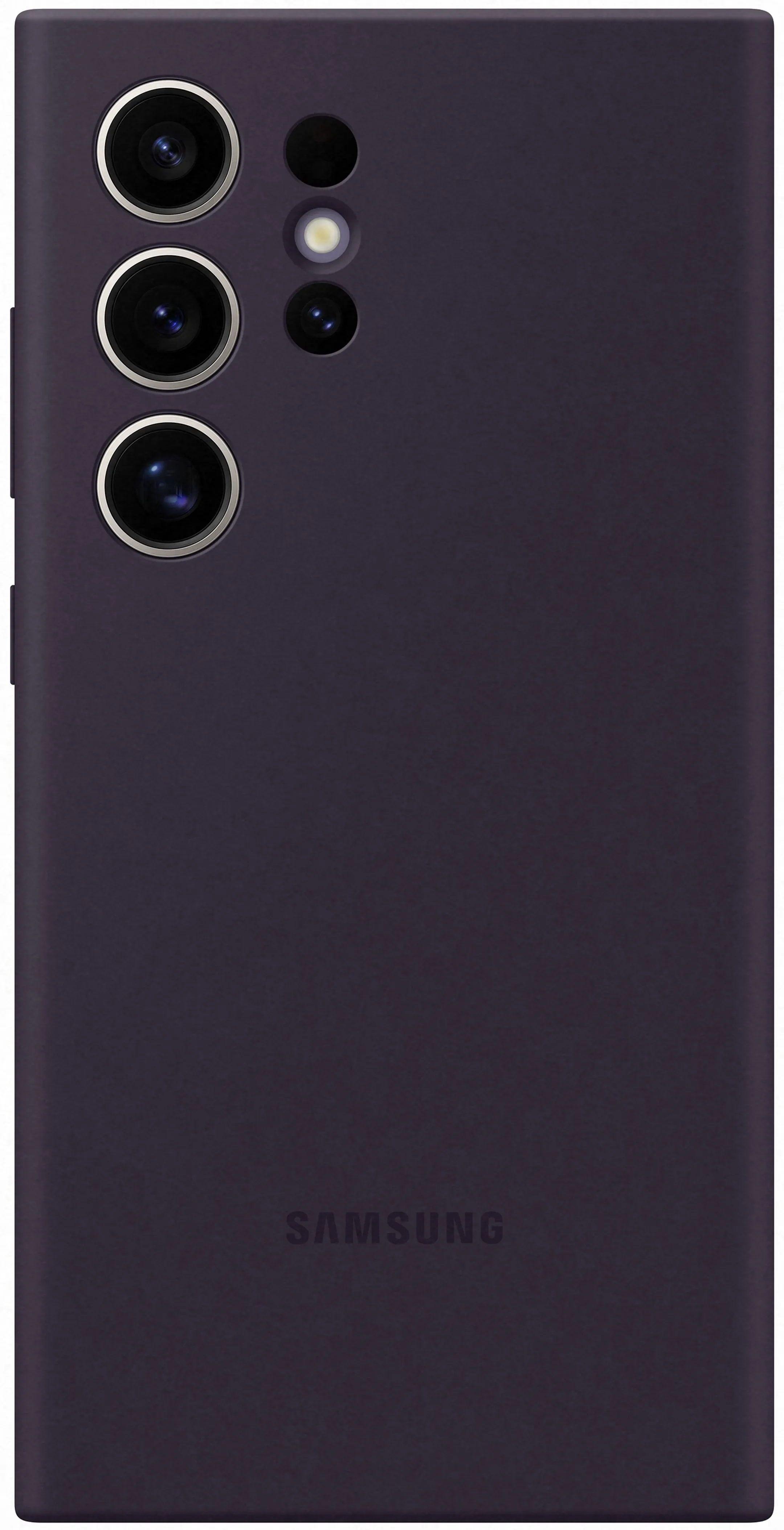 Coque en silicone pour Galaxy S24 Ultra -Violet Foncé