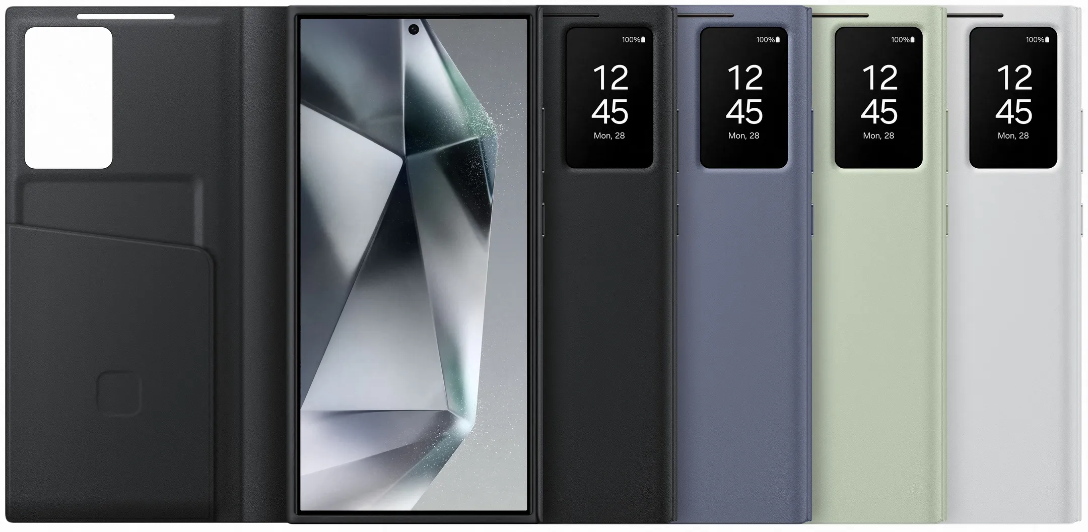 Samsung Étui Smart View Wallet pour Galaxy S24 Ultra - Noir image