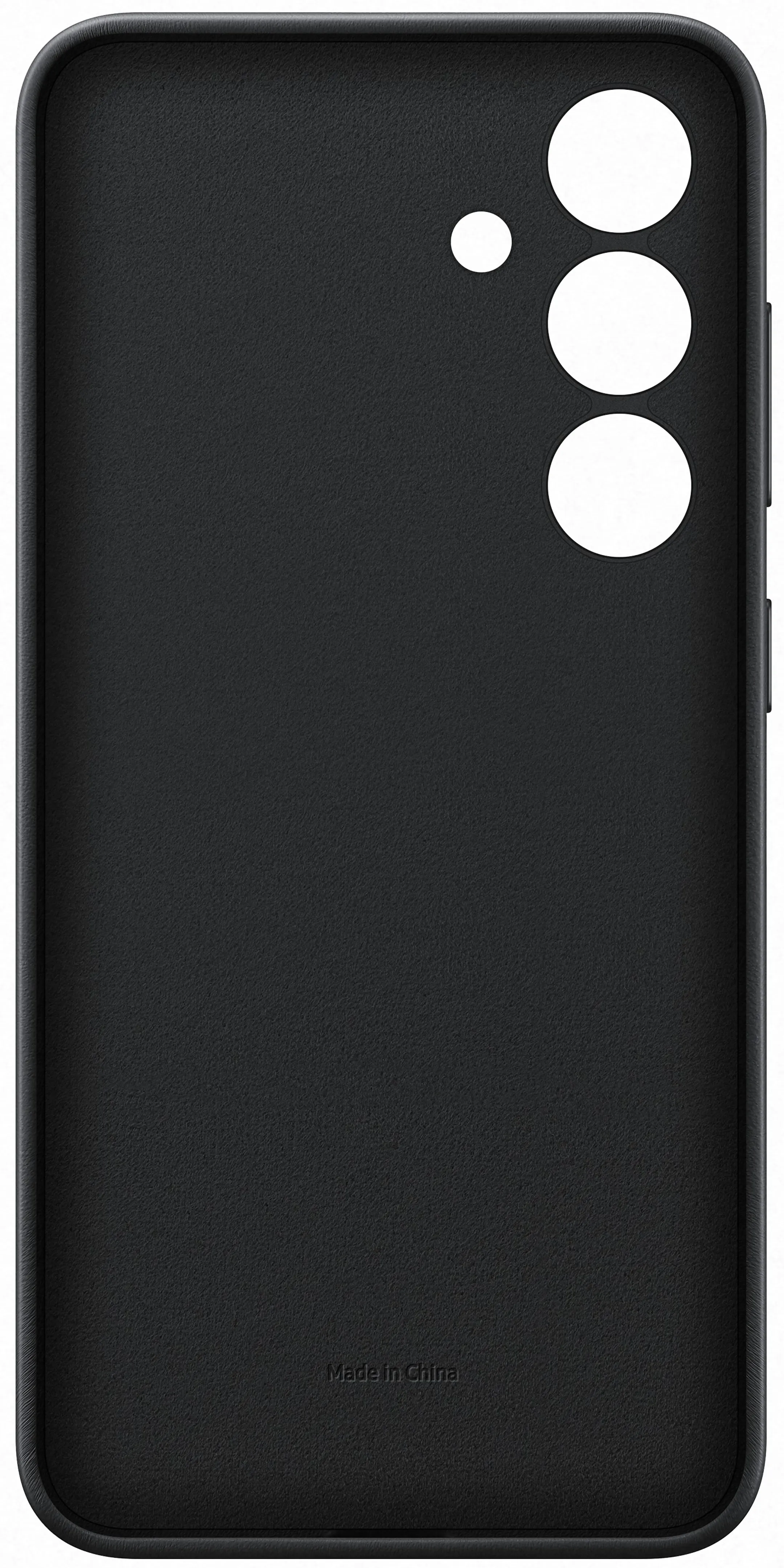 Samsung Coque en cuir Vegan pour Galaxy S24 - Noir image