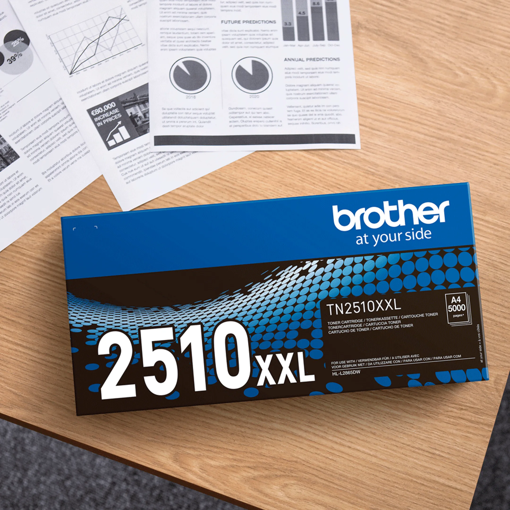Brother Toner TN2510XL - 3000 pages - Noir image