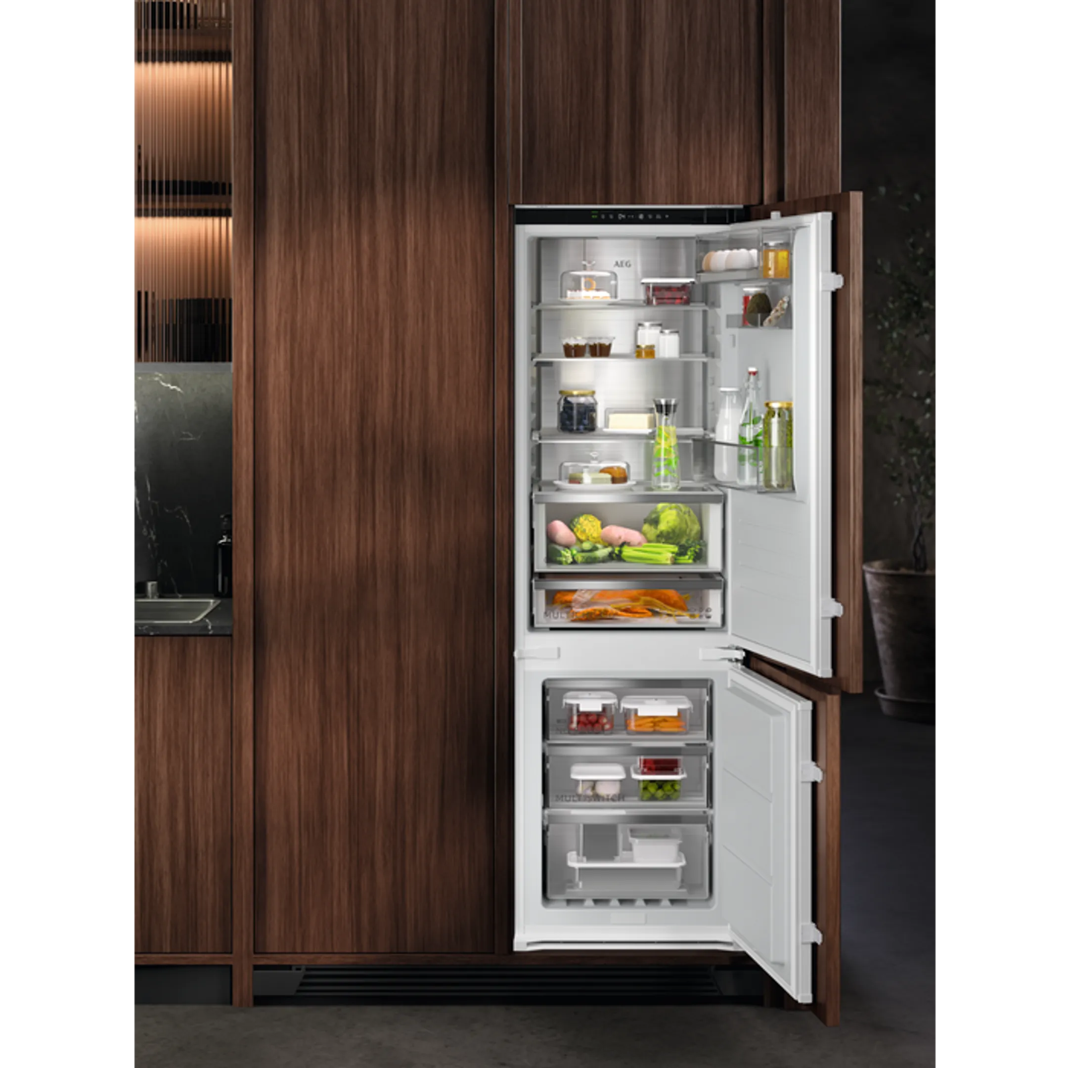 AEG Combi Frigo congélateur encastrable Serie 9000 NSC9V181CS image