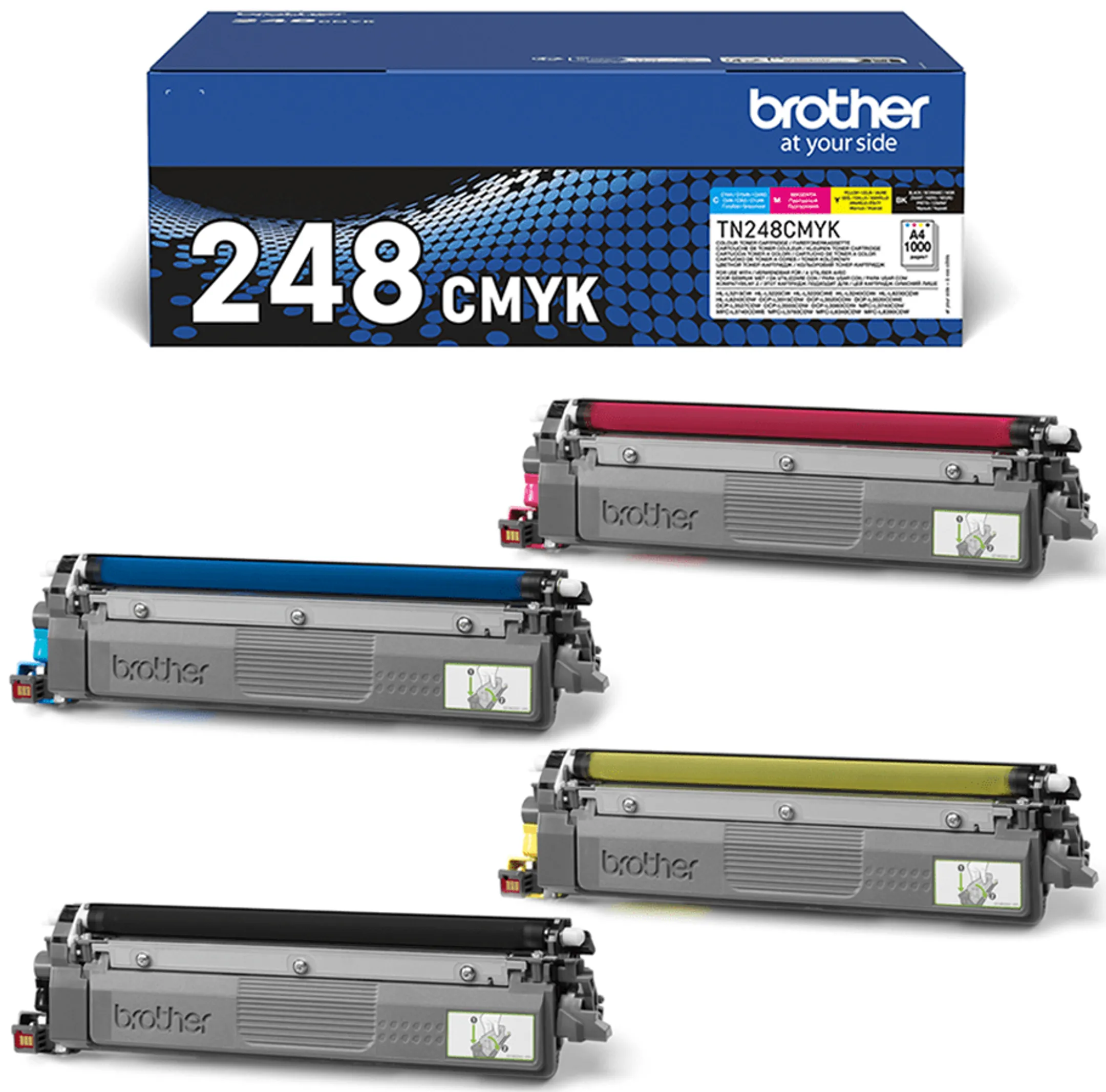 Brother Toner TN248VAL - 1000 Seiten - Pack image