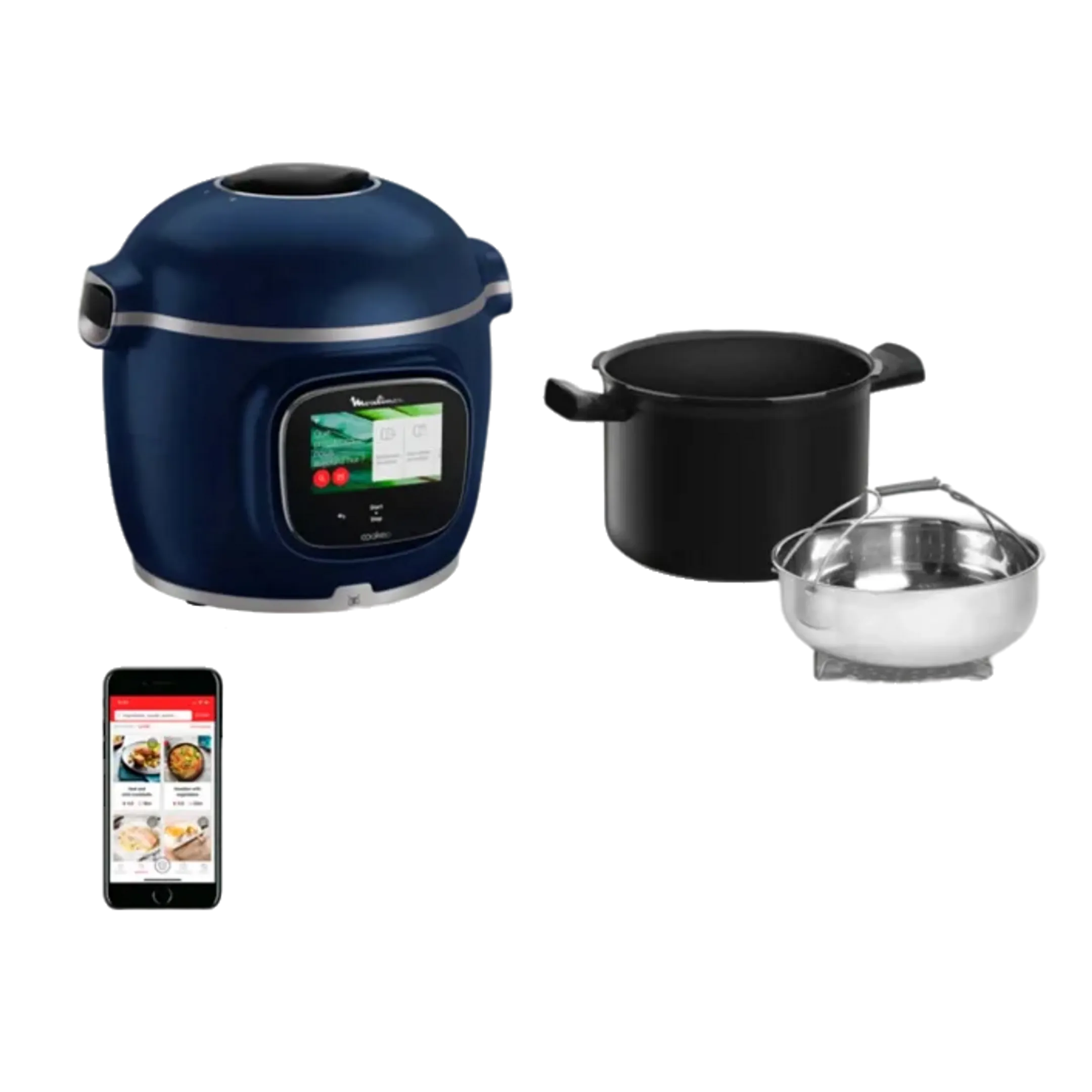 Moulinex Multicooker Cookeo Touch Pro CE943410 - Blue image