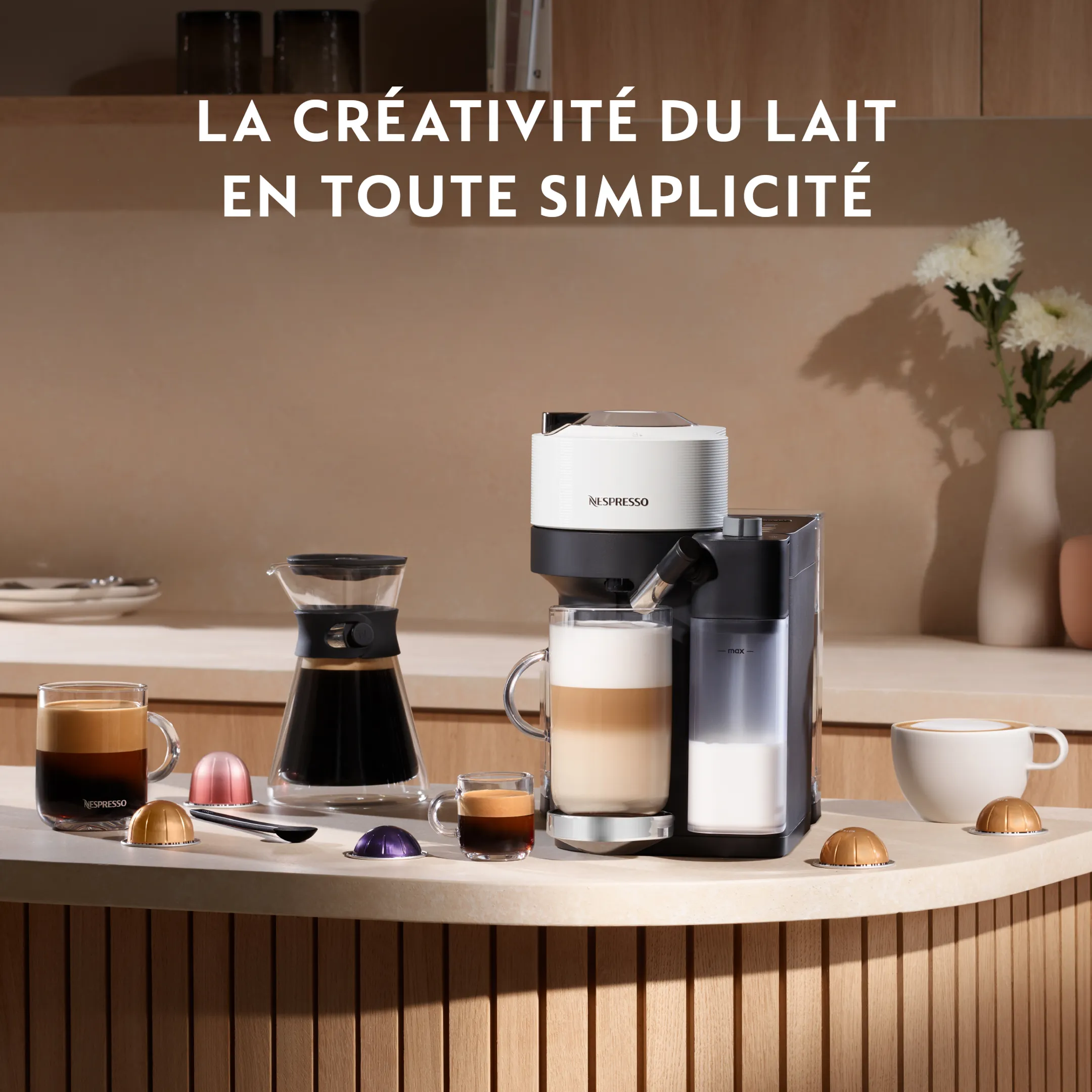 De'Longhi Nespresso Vertuo Lattissima ENV300.W - Blanc image