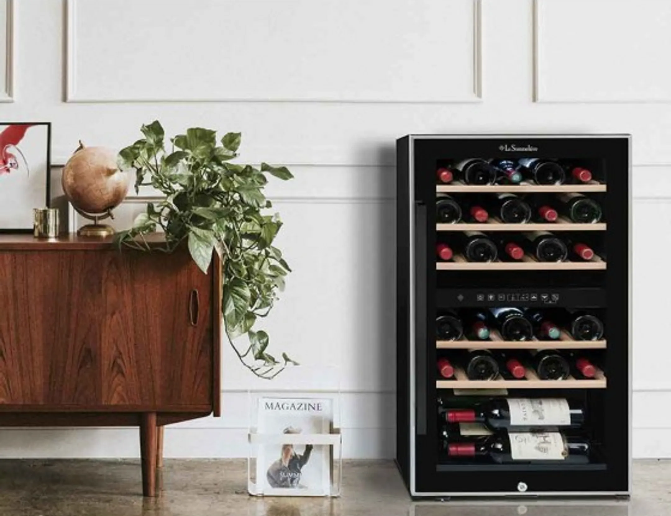 La Sommelière ECS312Z Dual Zone Wine Cellar - 29 Bottles - Black image