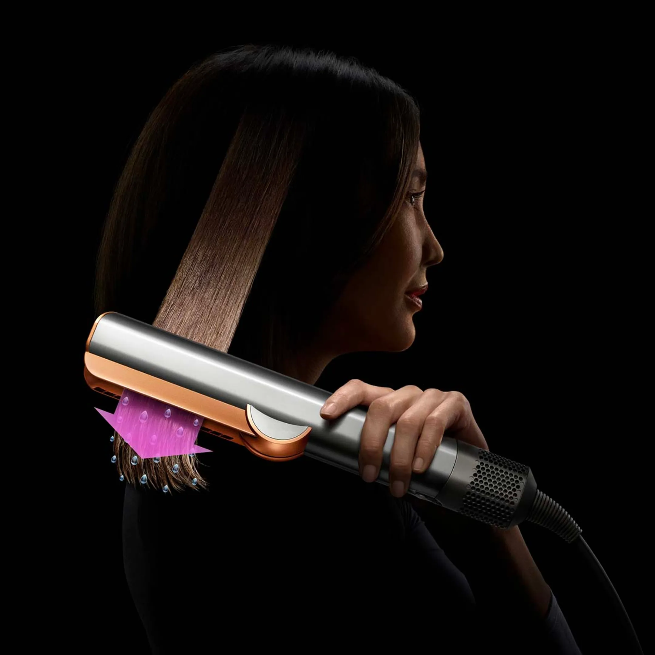 Dyson Lisseur Airstrait - Nickel/Cuivré image