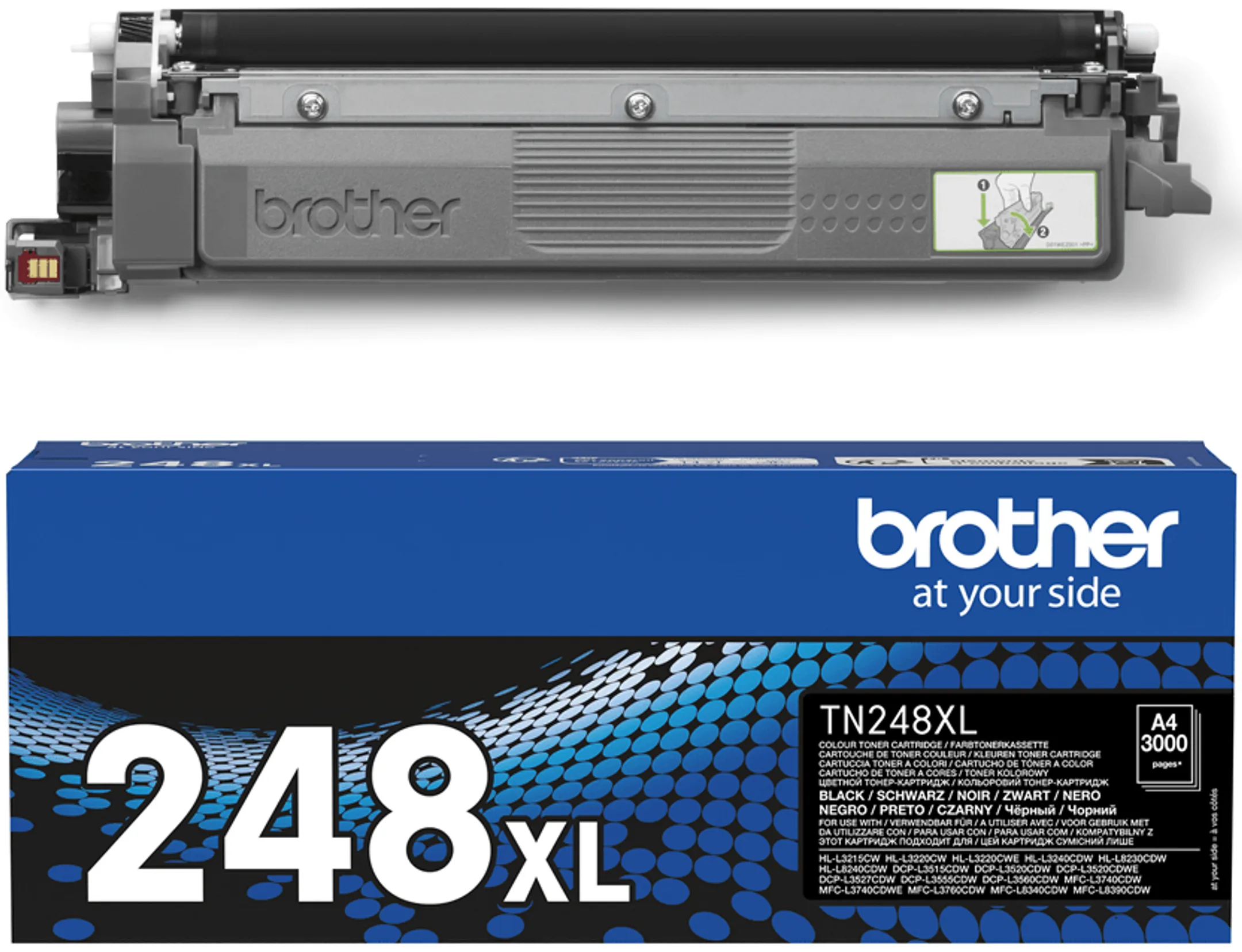 Brother Toner TN248XLBK - 3000 pages - Noir image