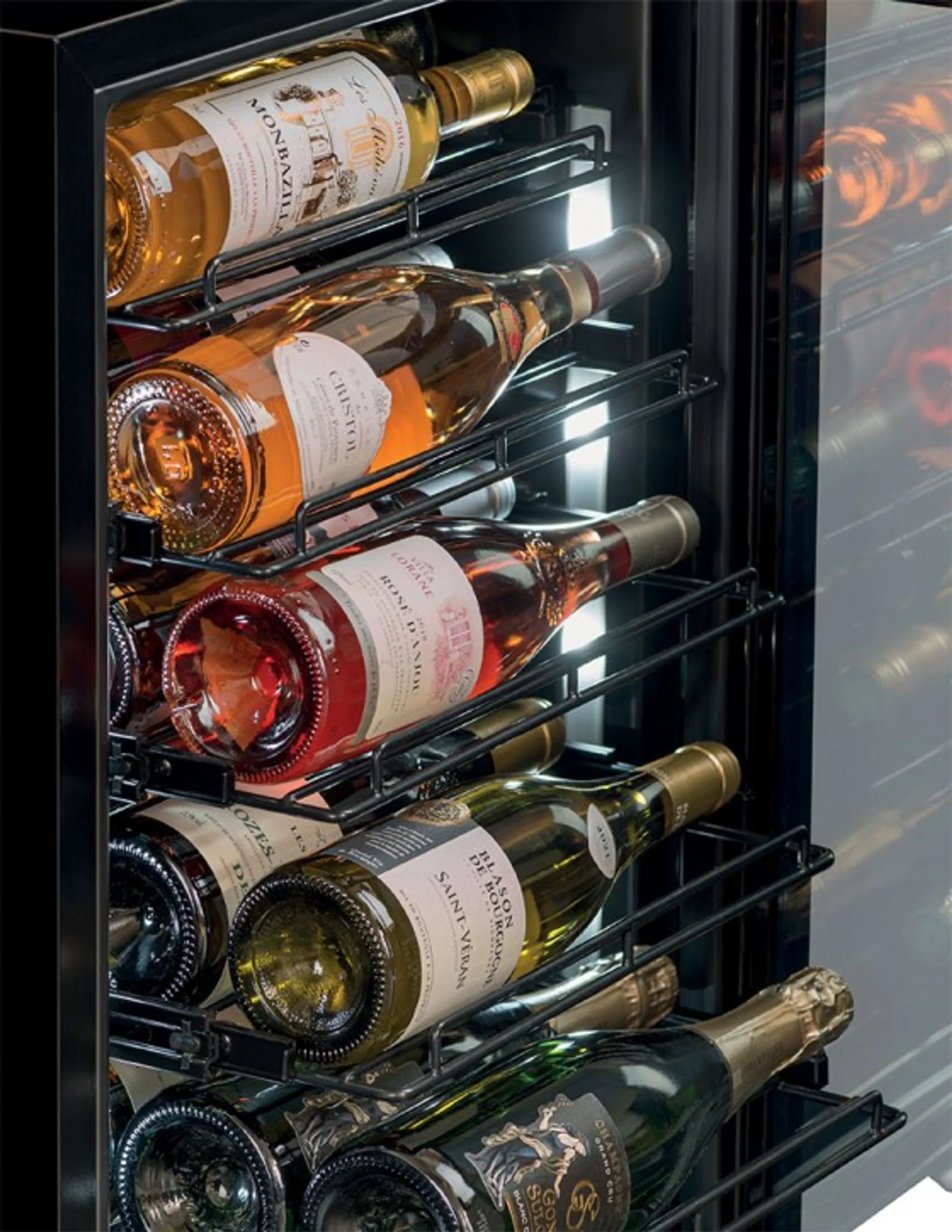 La Sommelière COLLECTION Wine Cellar - 22 bottles - Black image