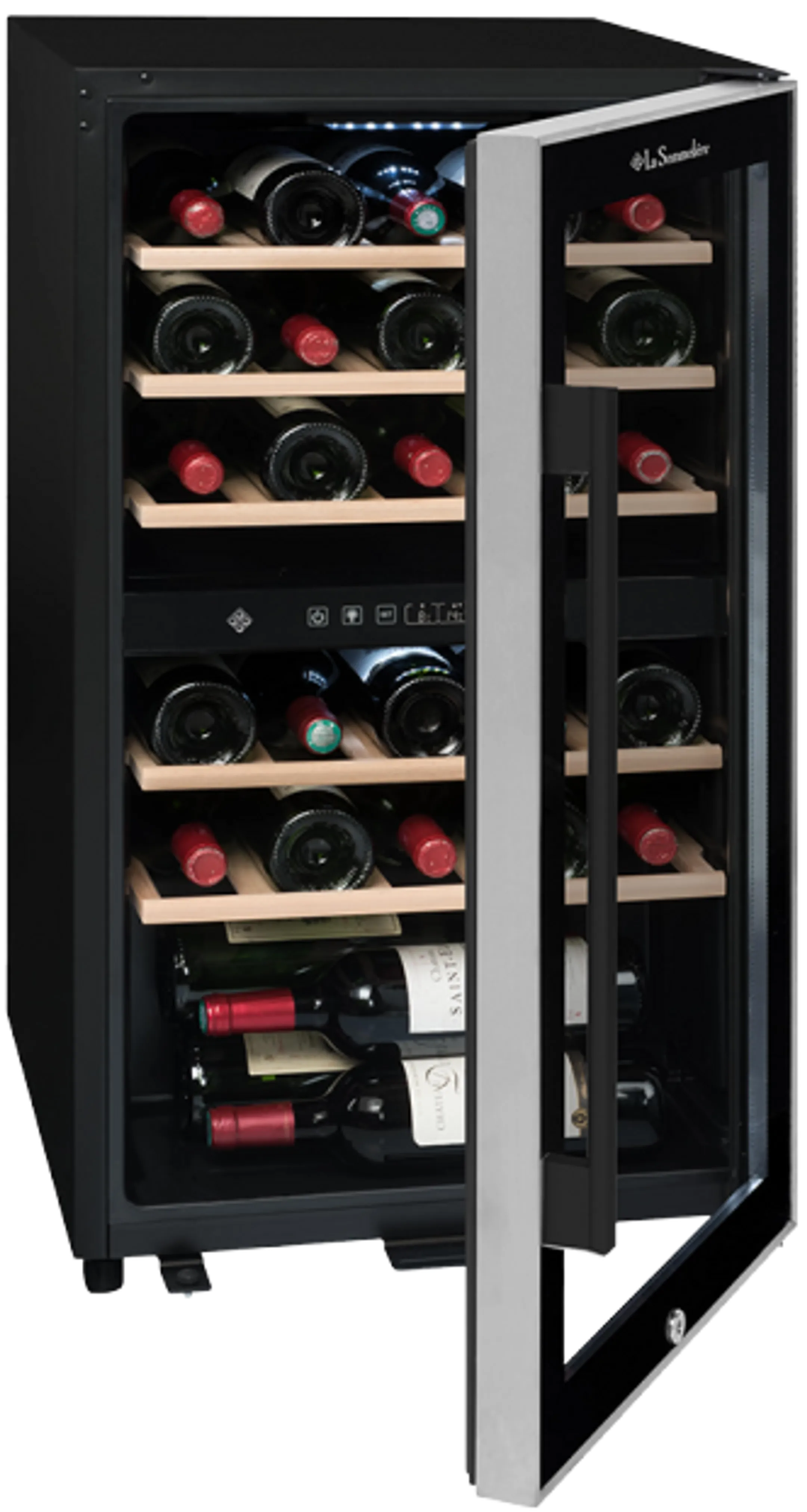 La Sommelière ECS312Z Dual Zone Wine Cellar - 29 Bottles - Black image