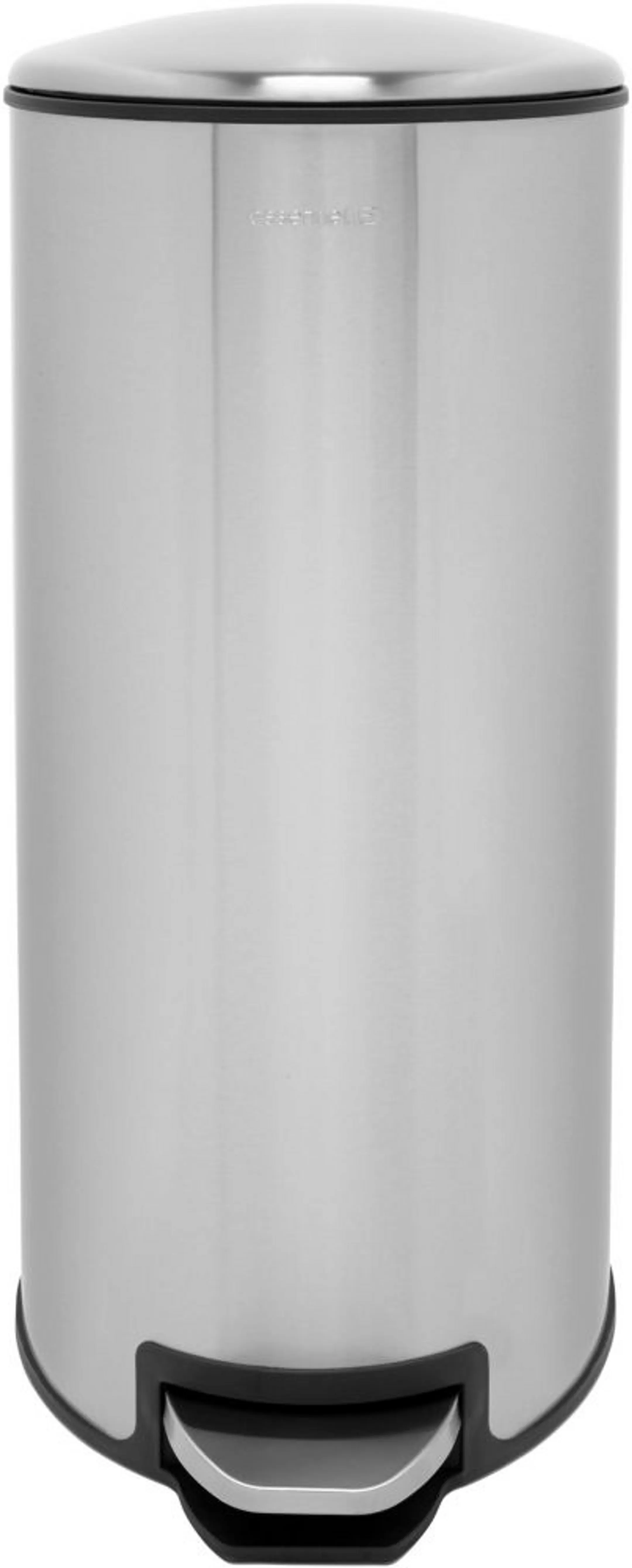 Poubelle ronde à pédale - 30 litres - Inox