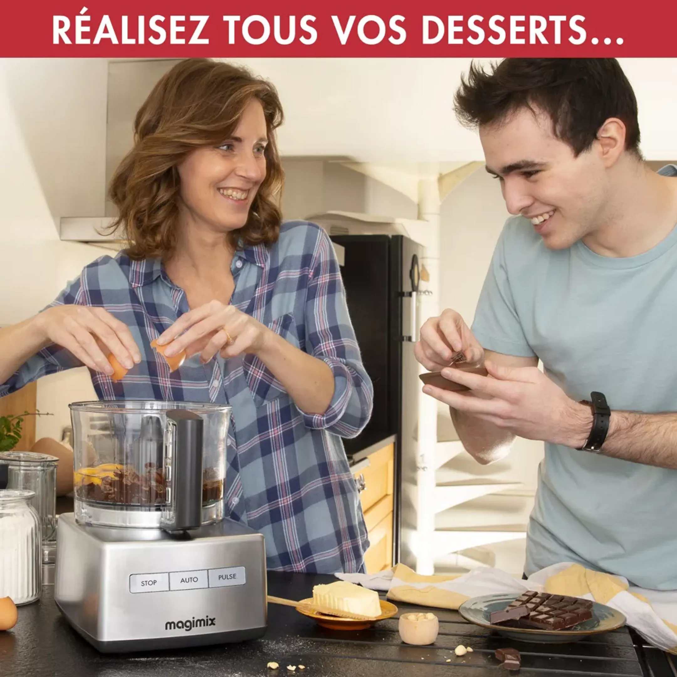 Magimix Robot multifonction CS 5200XL Premium - Chrome Brillant image