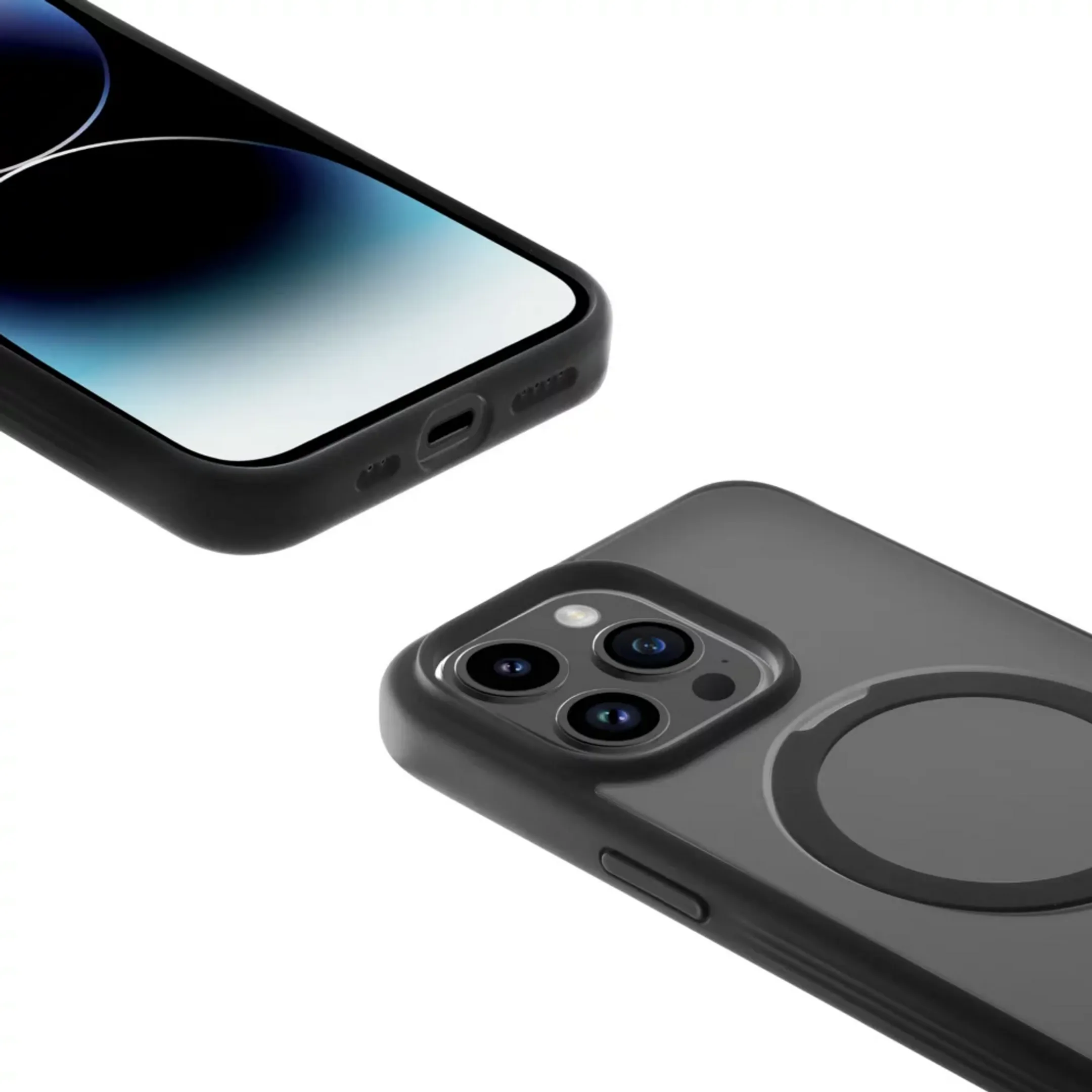 Adeqwat Coque MagSafe avec support pour iPhone 15 Pro - Noir image